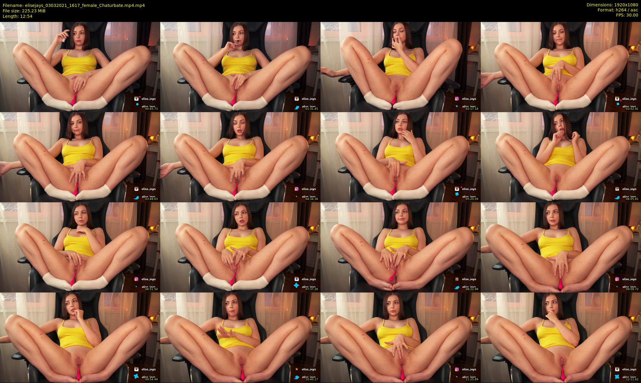 elisejays — 13 minute Chaturbate female cam show recording, 1080p, Mar 3, 2021