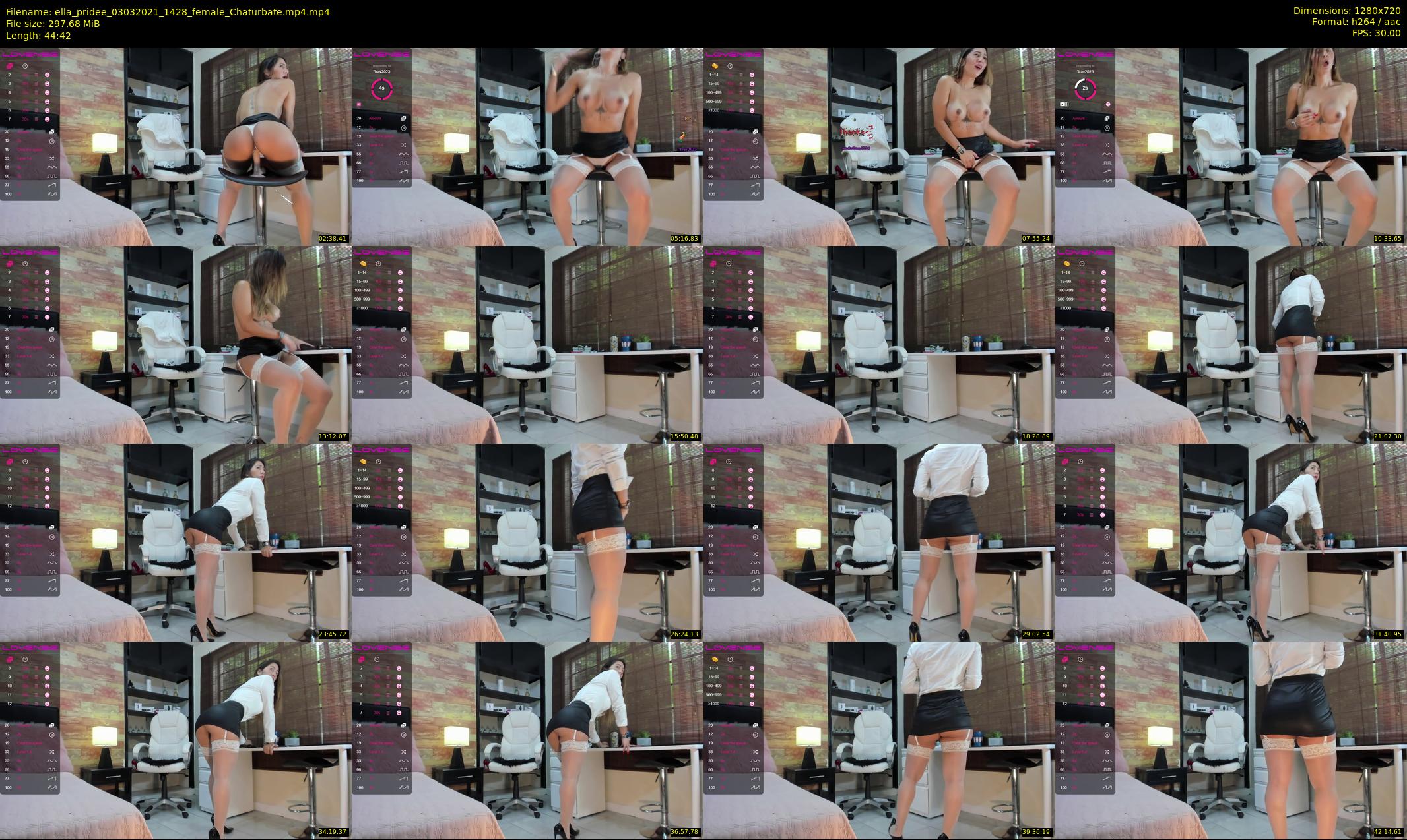 ella_pridee — 45 minute Chaturbate female cam show recording, 720p, Mar 3, 2021