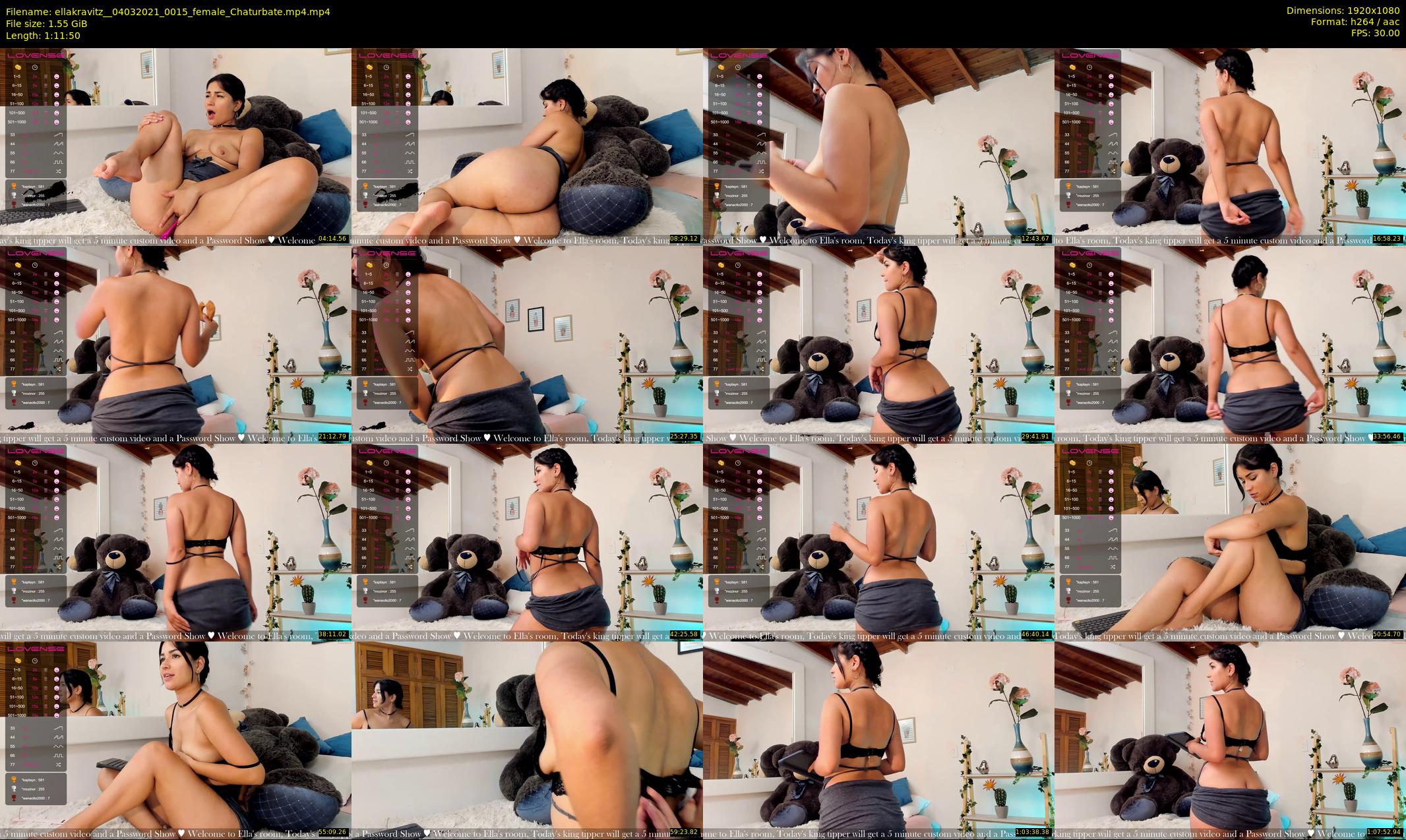 ellakravitz_ — 72 minute Chaturbate female cam show recording, 1080p, Mar 4, 2021