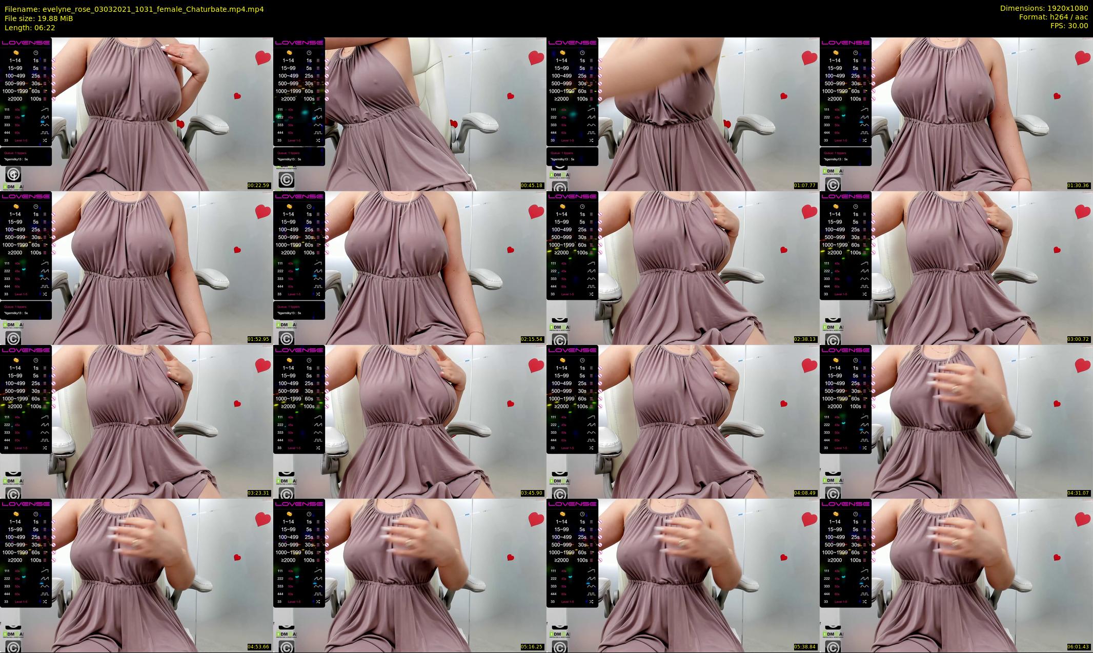 evelyne_rose — 7 minute Chaturbate female cam show recording, 1080p, Mar 3, 2021