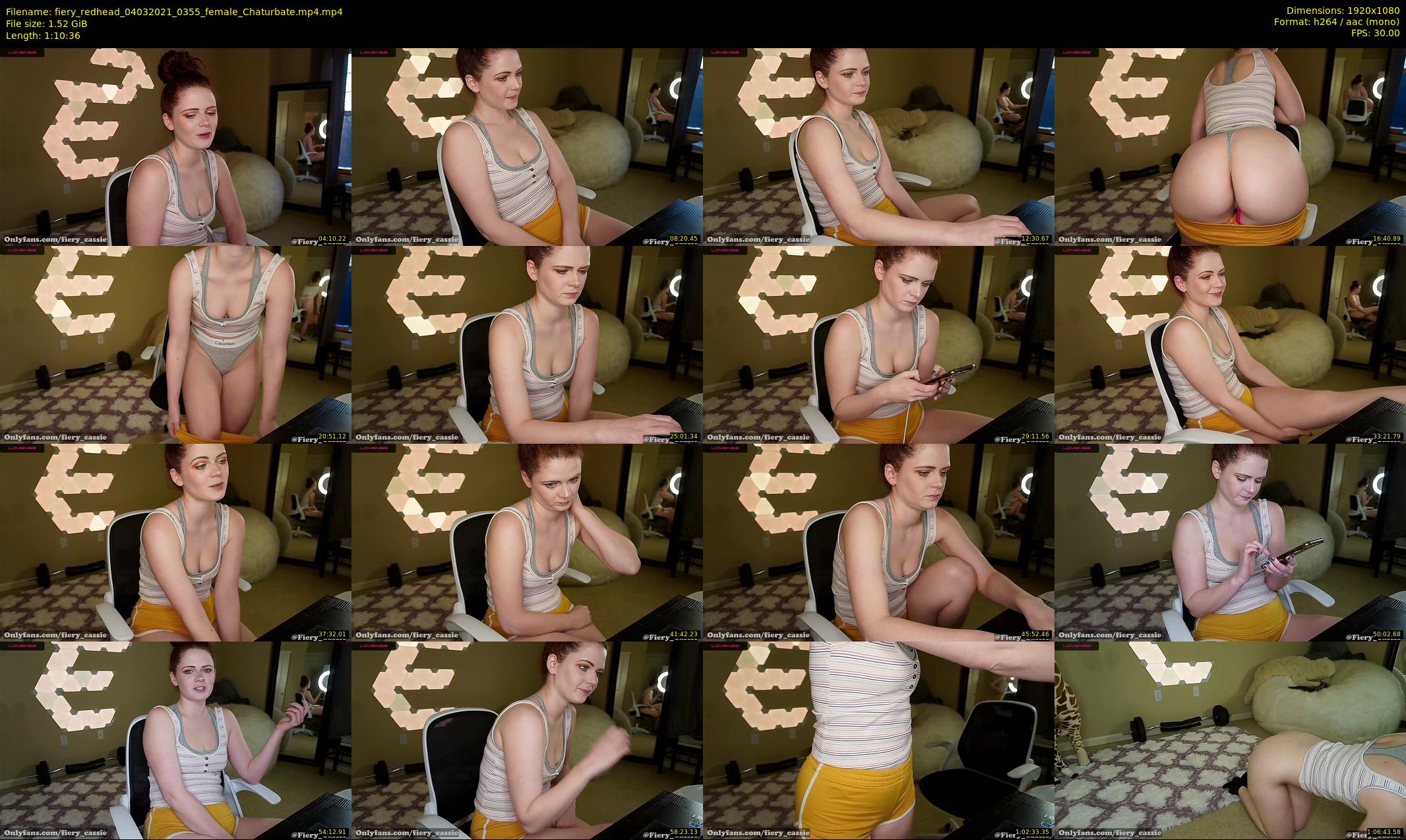 fiery_redhead — 71 minute Chaturbate female cam show recording, 1080p, Mar 4, 2021