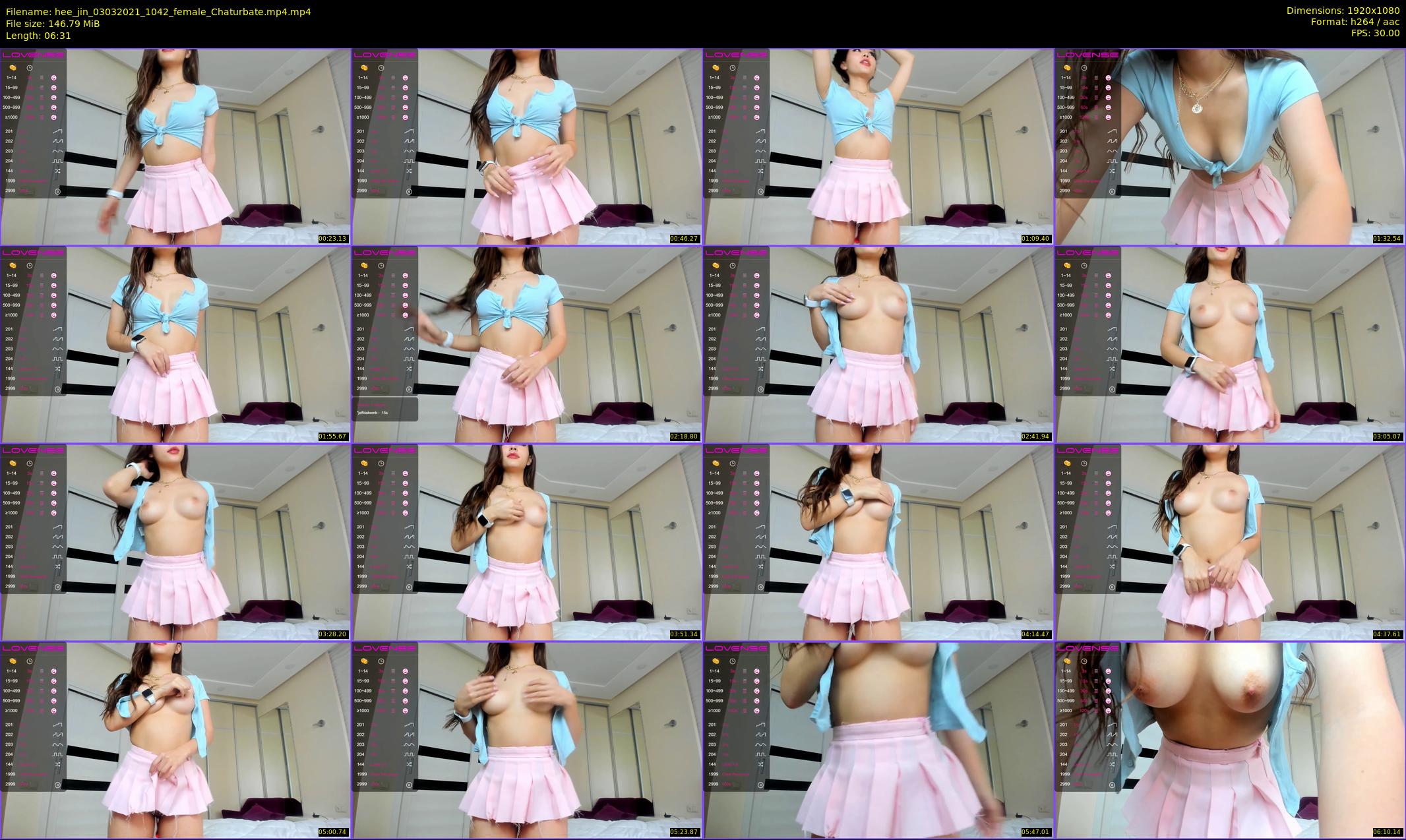 hee_jin — 7 minute Chaturbate female cam show recording, 1080p, Mar 3, 2021