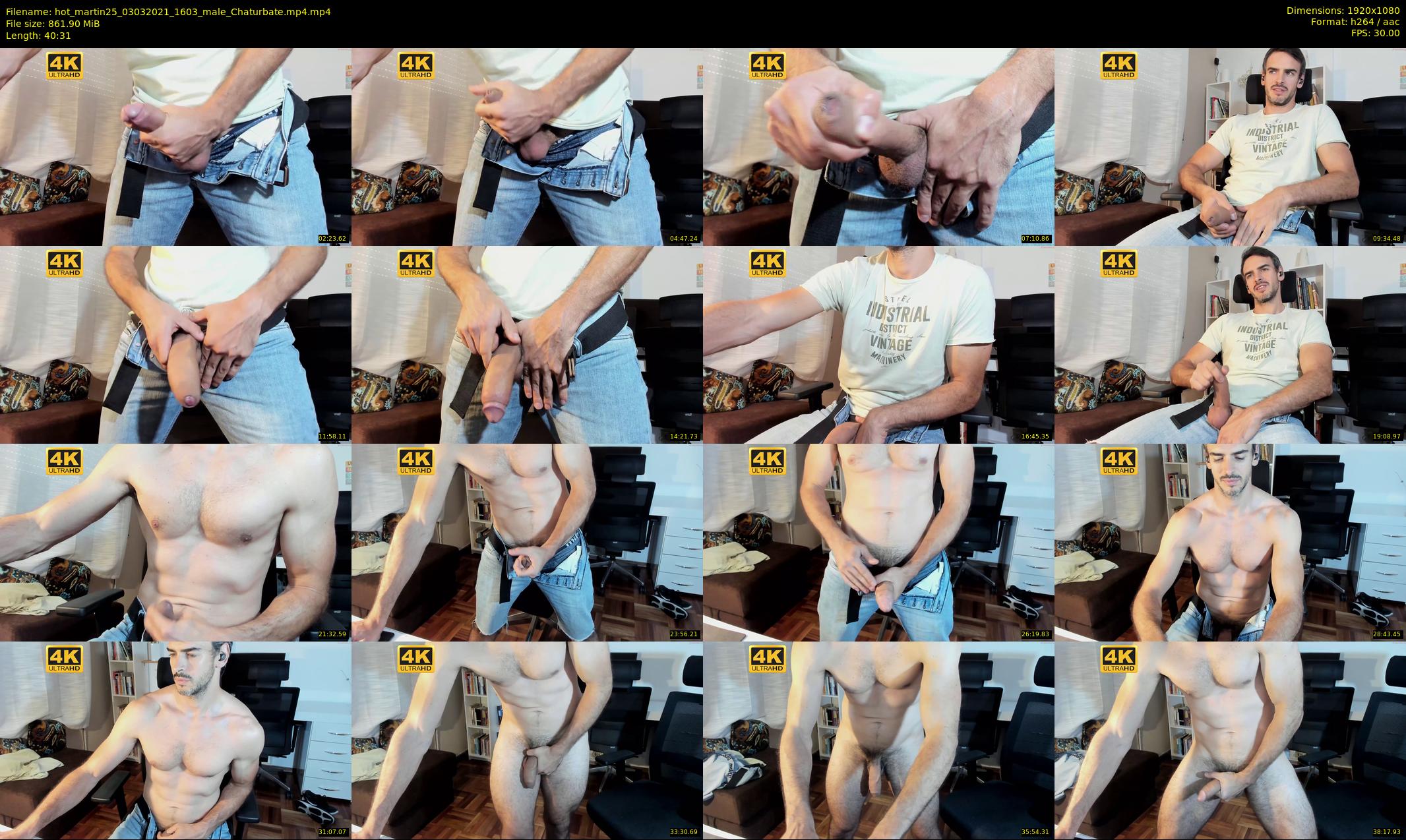 hot_martin25 — 41 minute Chaturbate male cam show recording, 1080p, Mar 3, 2021