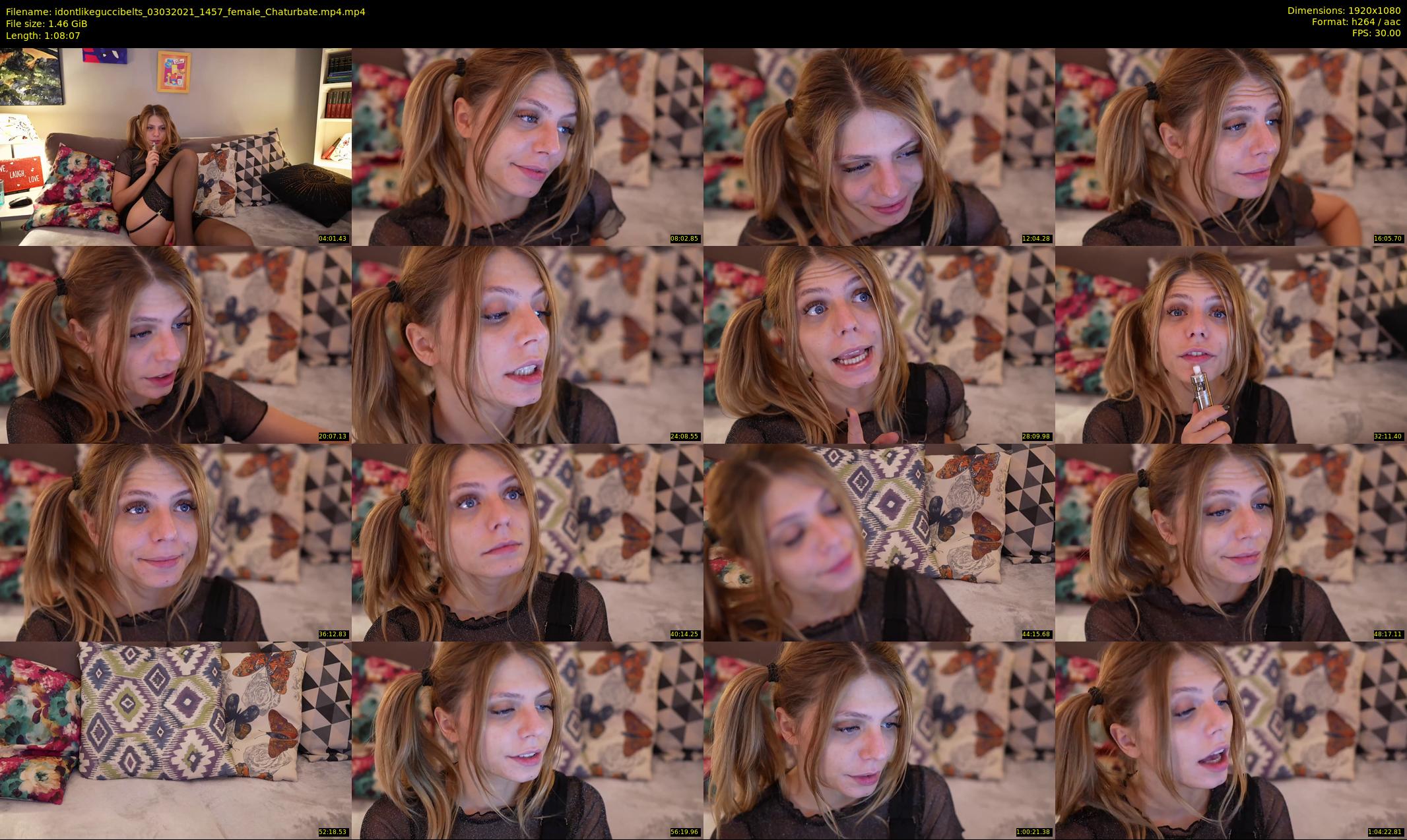 idontlikeguccibelts — 69 minute Chaturbate female cam show recording, 1080p, Mar 3, 2021