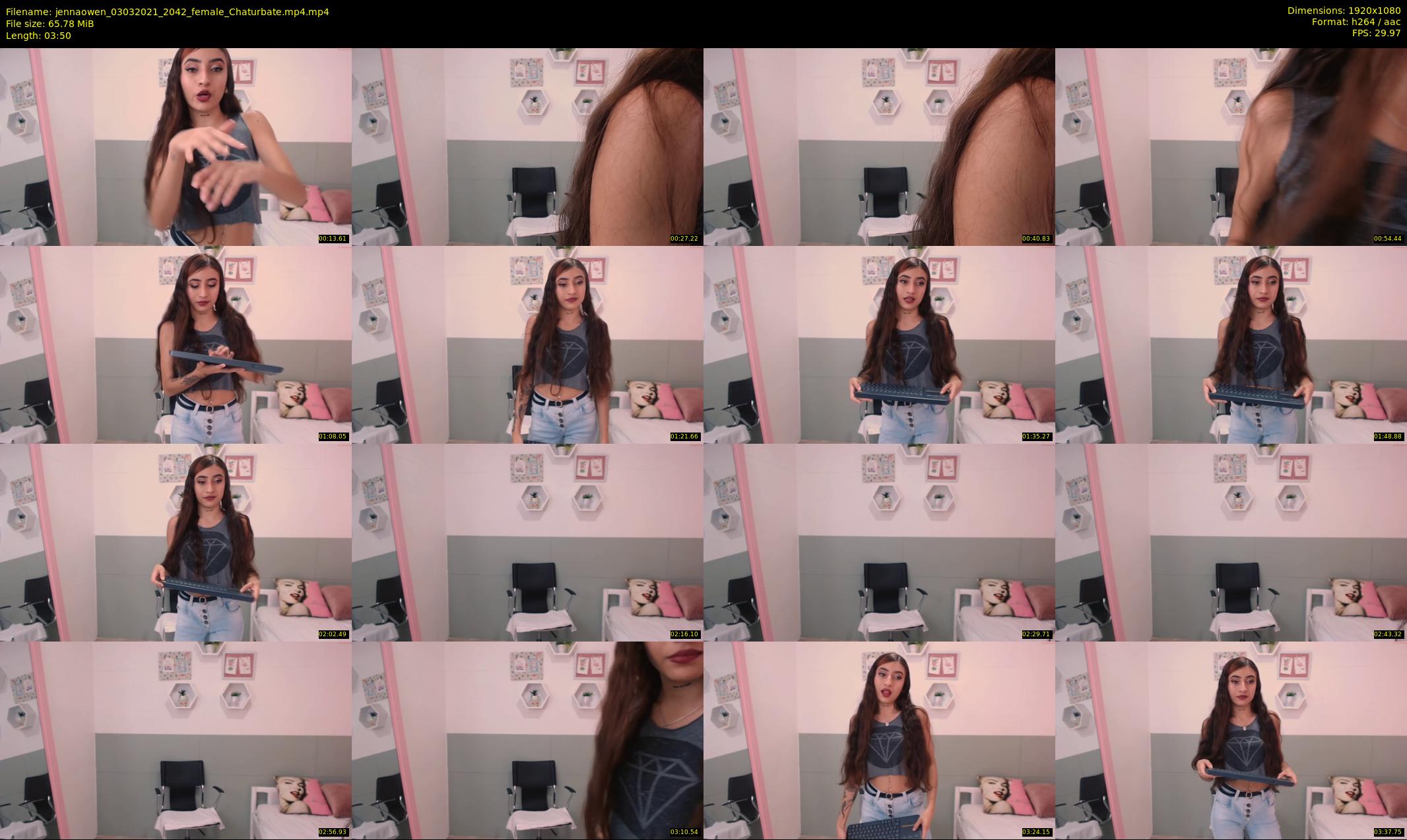 jennaowen — 4 minute Chaturbate female cam show recording, 1080p, Mar 3, 2021