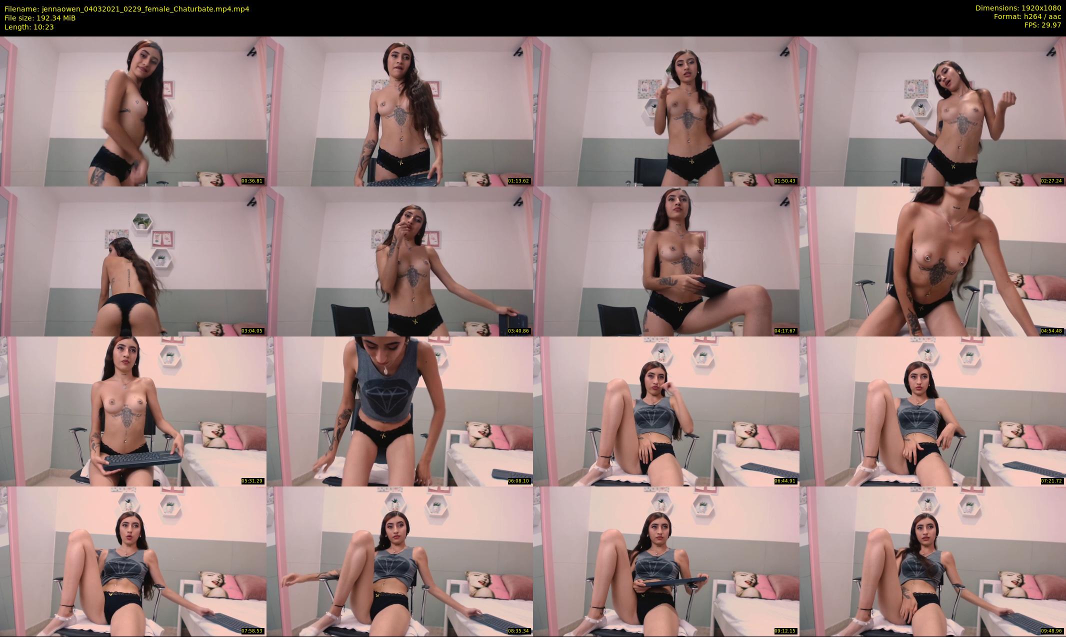 jennaowen — 11 minute Chaturbate female cam show recording, 1080p, Mar 4, 2021