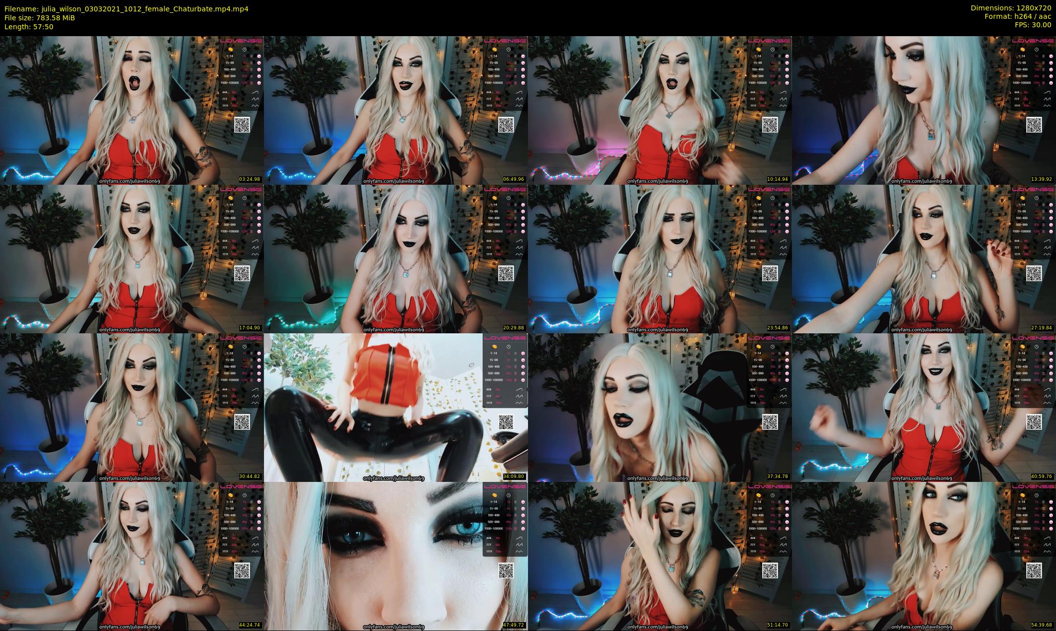 julia_wilson — 58 minute Chaturbate female cam show recording, 720p, Mar 3, 2021