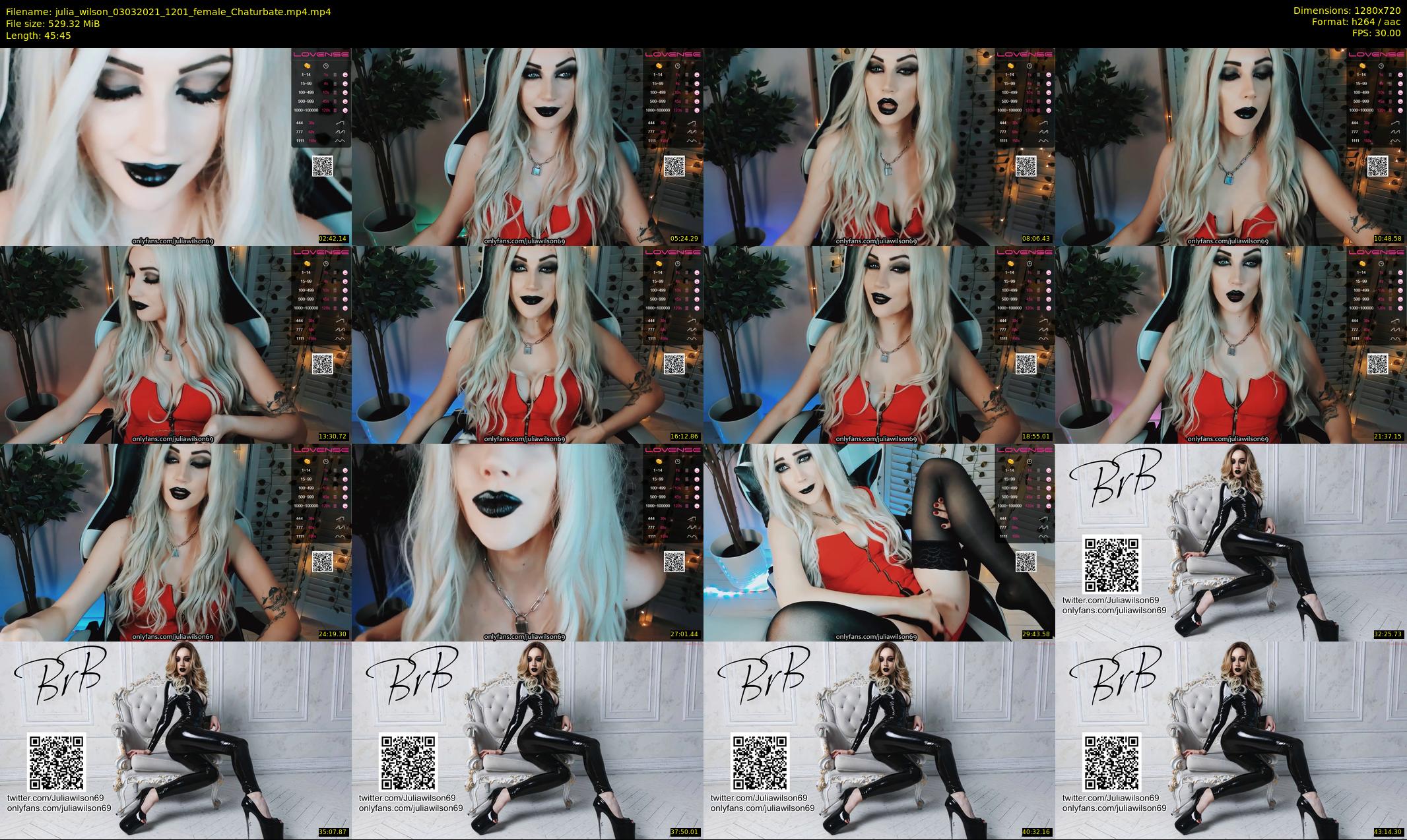 julia_wilson — 46 minute Chaturbate female cam show recording, 720p, Mar 3, 2021