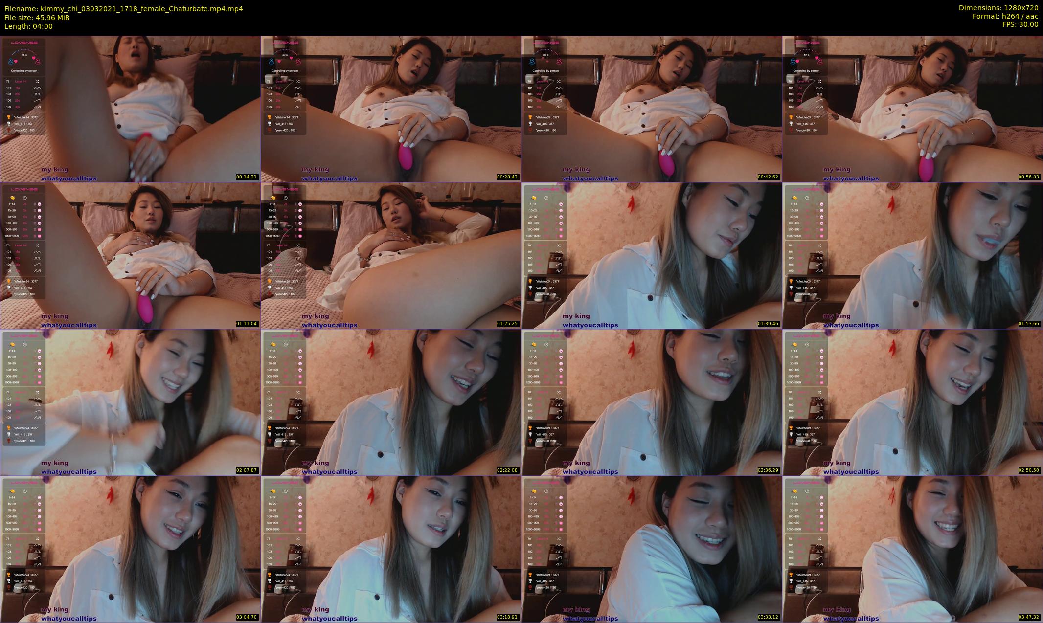 kimmy_chi — 4 minute Chaturbate female cam show recording, 720p, Mar 3, 2021