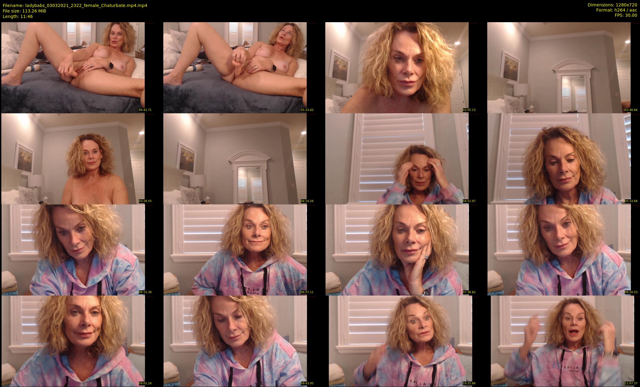 ladybabs — 12 minute Chaturbate female cam show recording, 720p, Mar 3, 2021