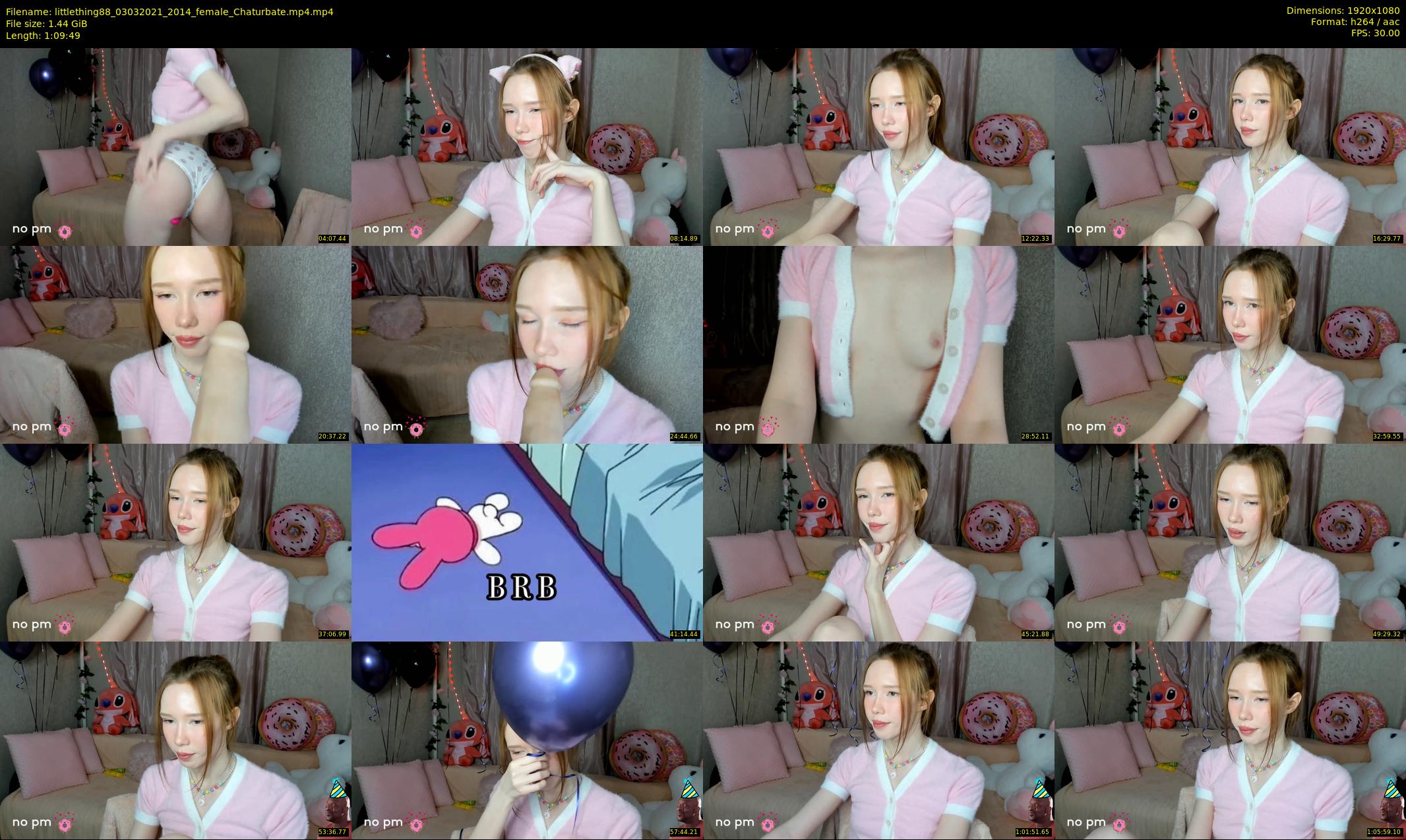 littlething88 — 70 minute Chaturbate female cam show recording, 1080p, Mar 3, 2021