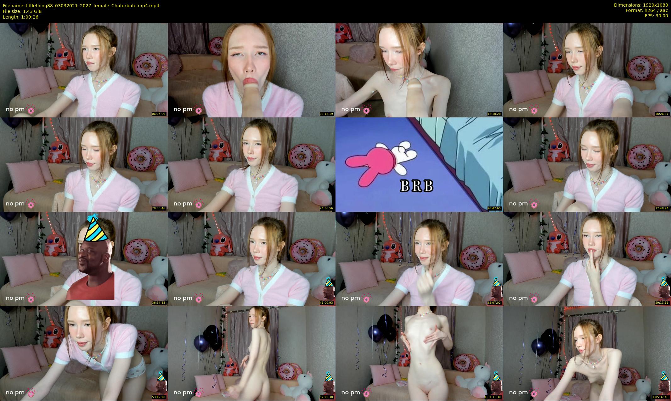 littlething88 — 70 minute Chaturbate female cam show recording, 1080p, Mar 3, 2021