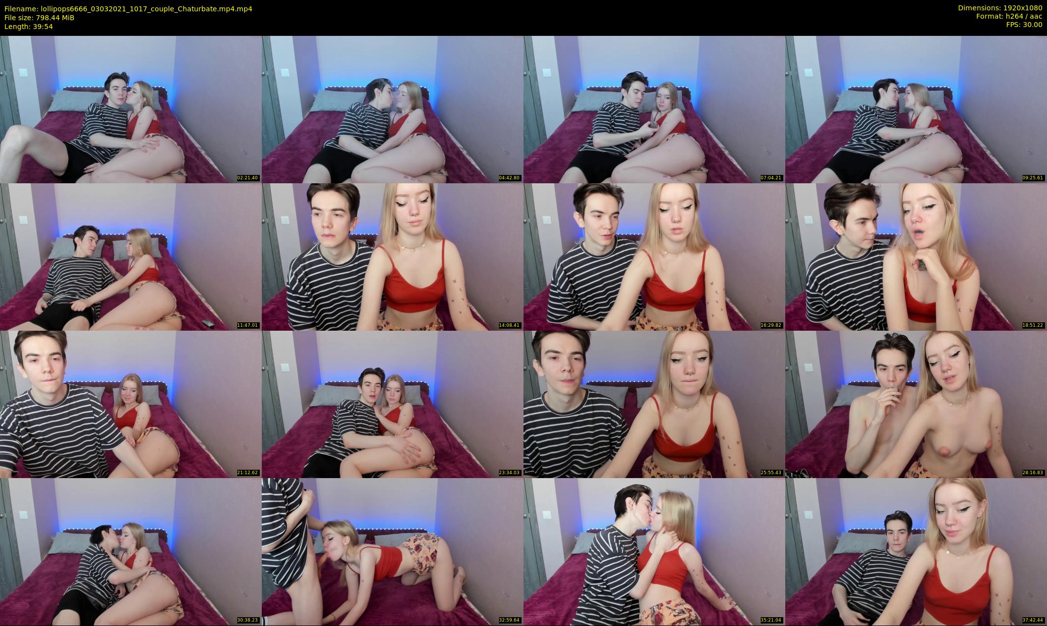 lollipops6666 — 40 minute Chaturbate couple cam show recording, 1080p, Mar 3, 2021