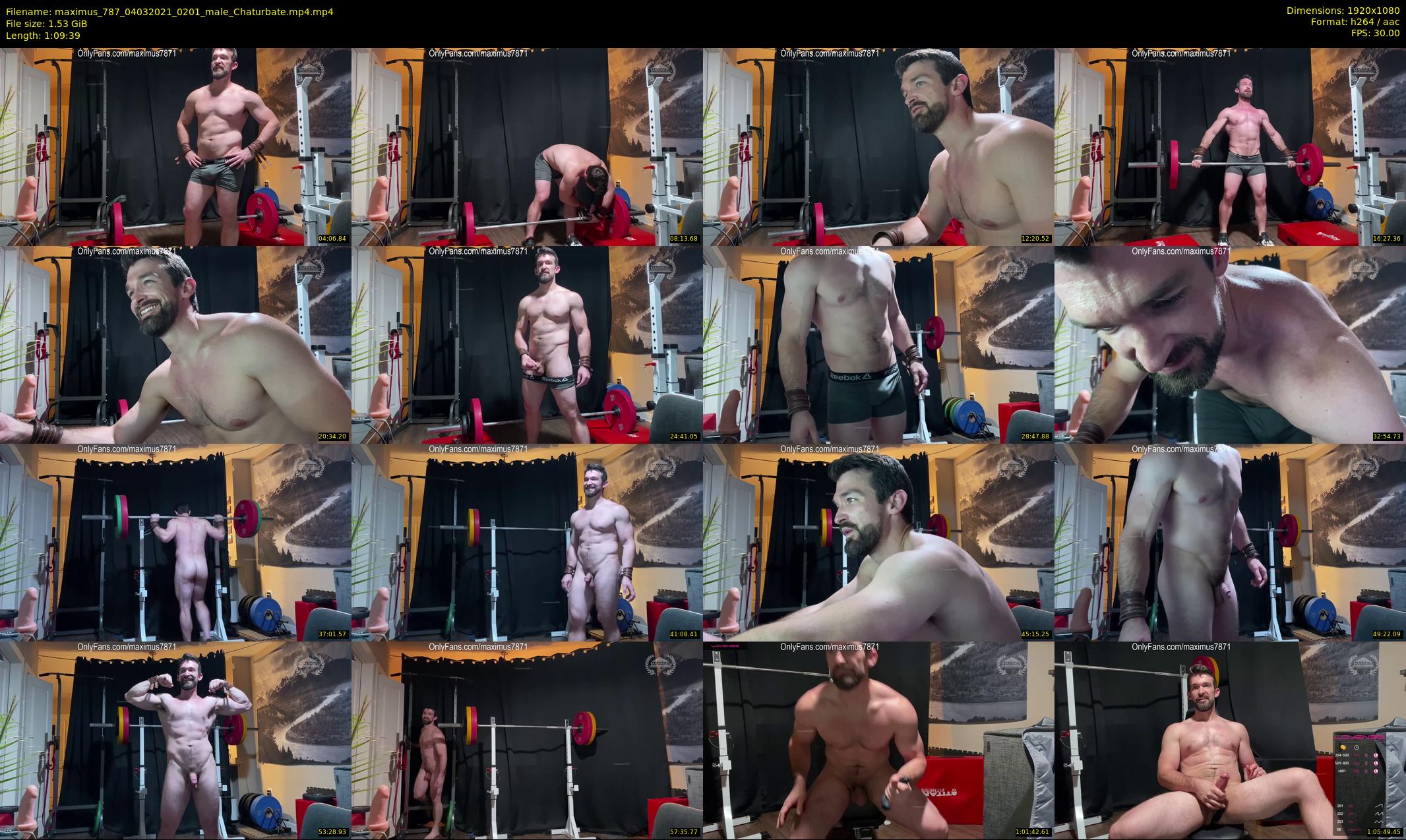 maximus_787 — 70 minute Chaturbate male cam show recording, 1080p, Mar 4, 2021