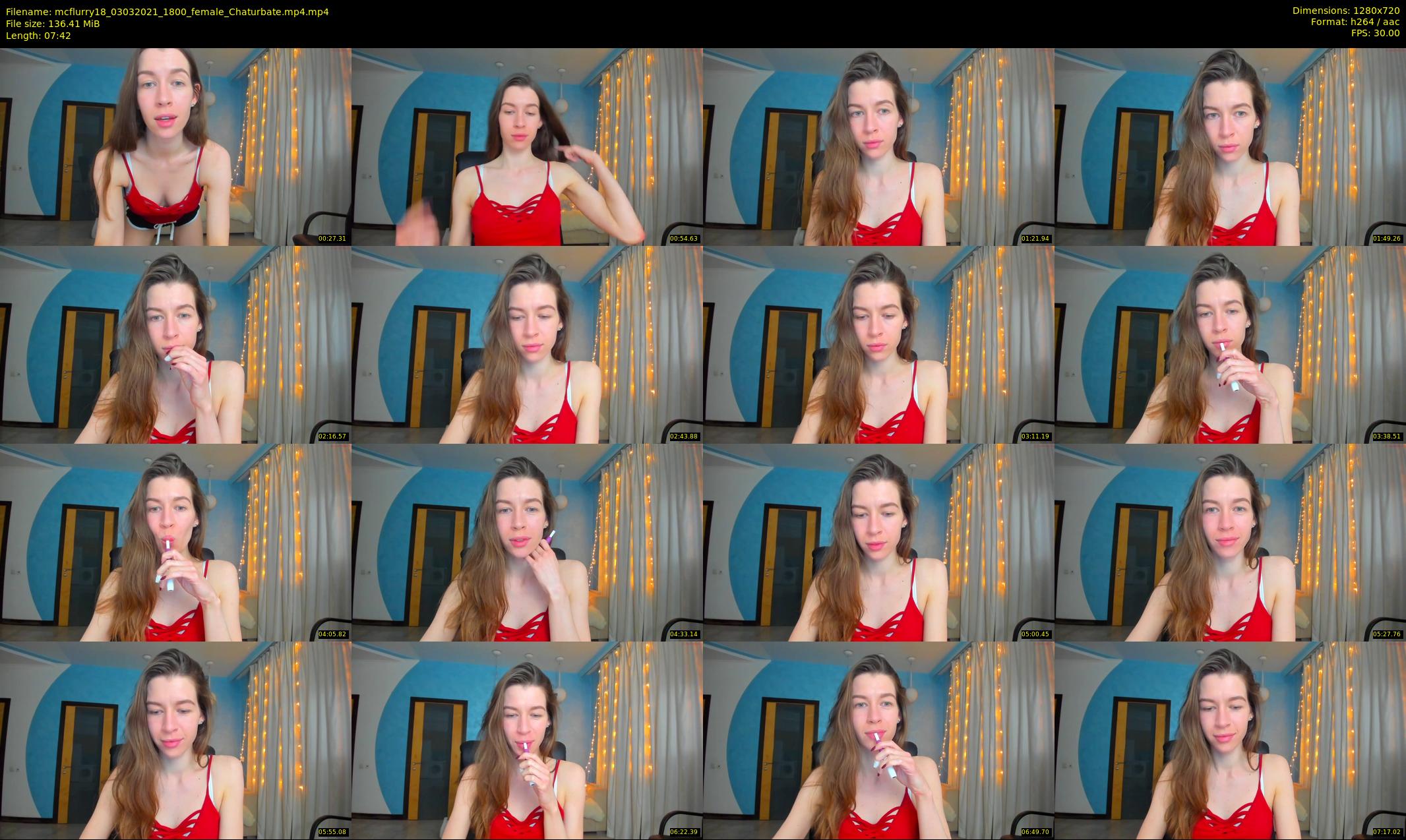 mcflurry18 — 8 minute Chaturbate female cam show recording, 720p, Mar 3, 2021