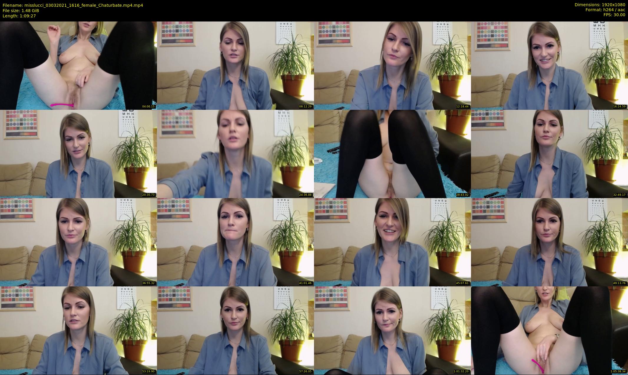 misslucci — 70 minute Chaturbate female cam show recording, 1080p, Mar 3, 2021