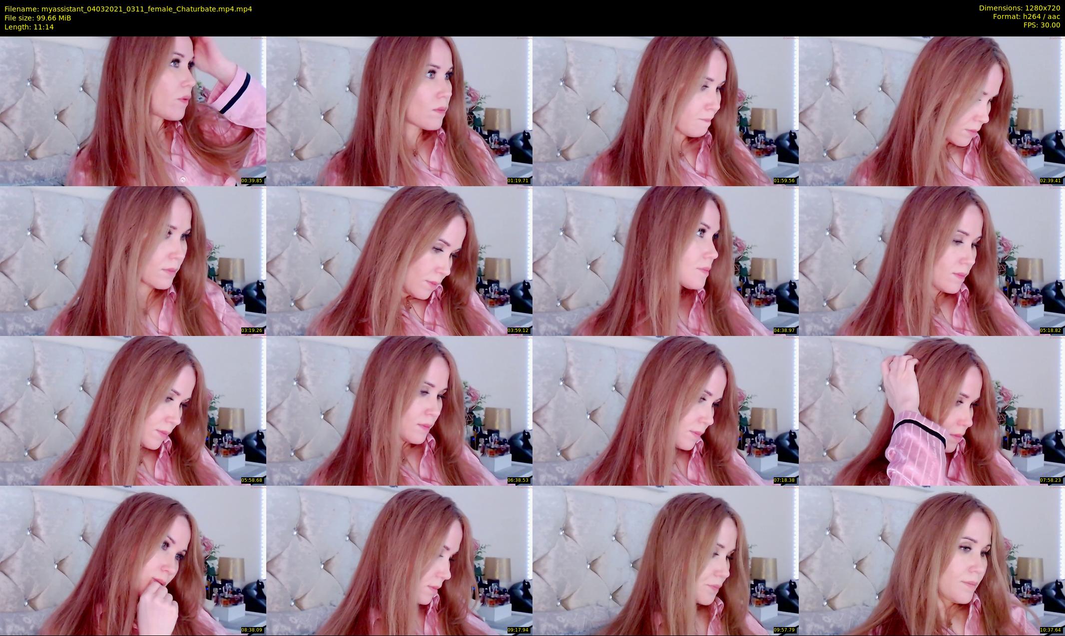 myassistant — 12 minute Chaturbate female cam show recording, 720p, Mar 4, 2021