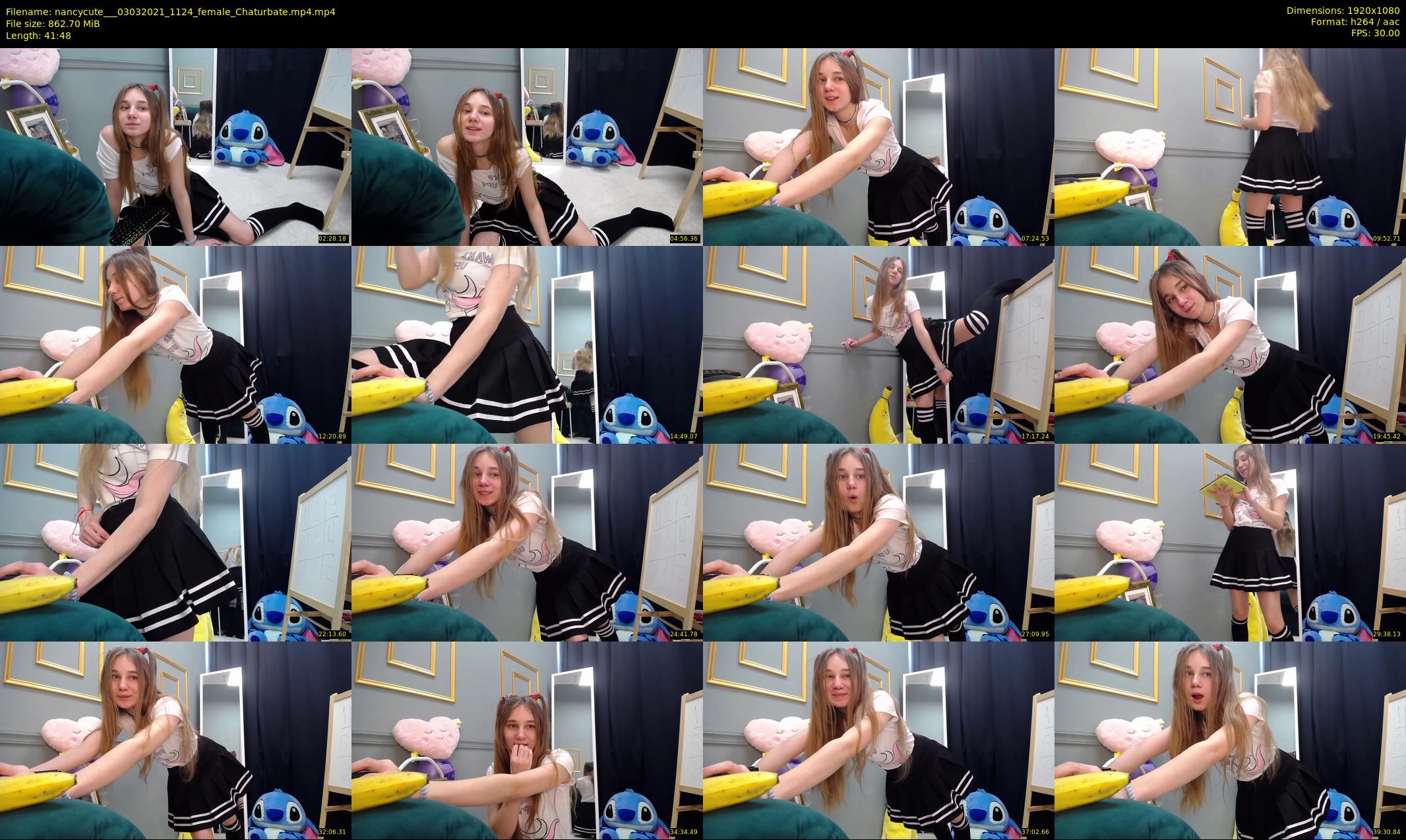 nancycute__ — 42 minute Chaturbate female cam show recording, 1080p, Mar 3, 2021