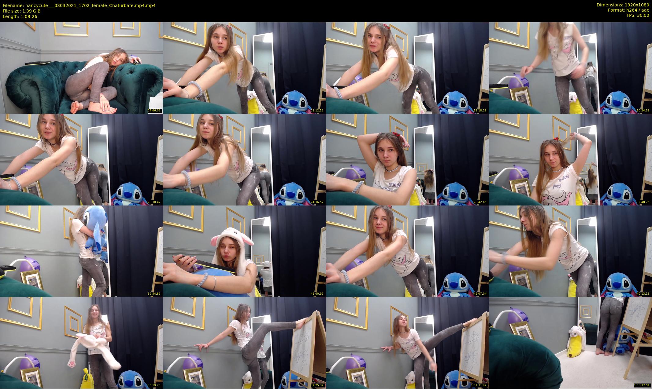 nancycute__ — 70 minute Chaturbate female cam show recording, 1080p, Mar 3, 2021