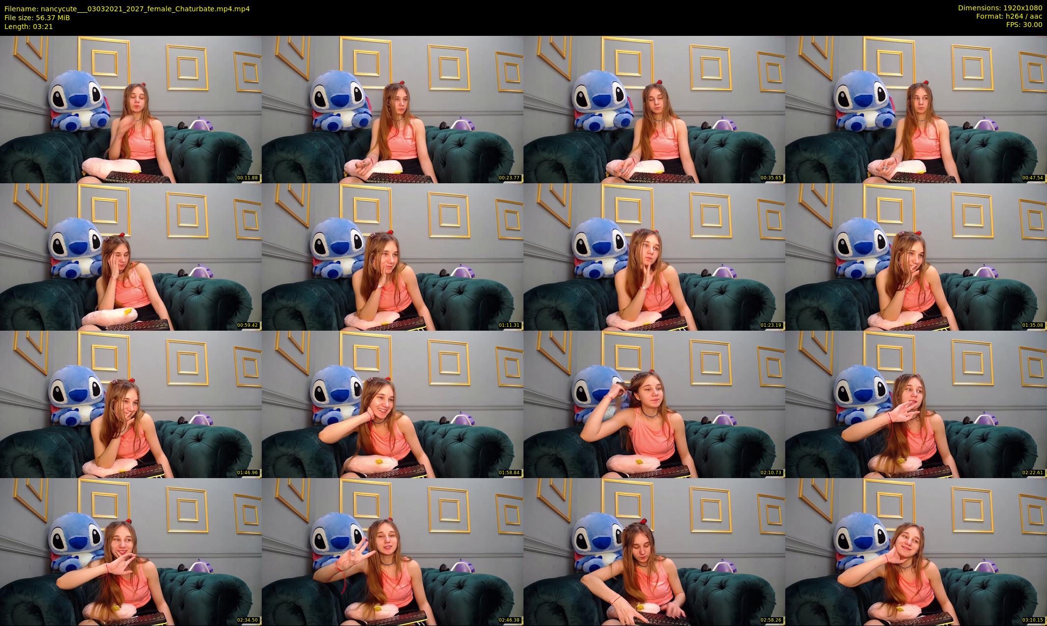 nancycute__ — 4 minute Chaturbate female cam show recording, 1080p, Mar 3, 2021