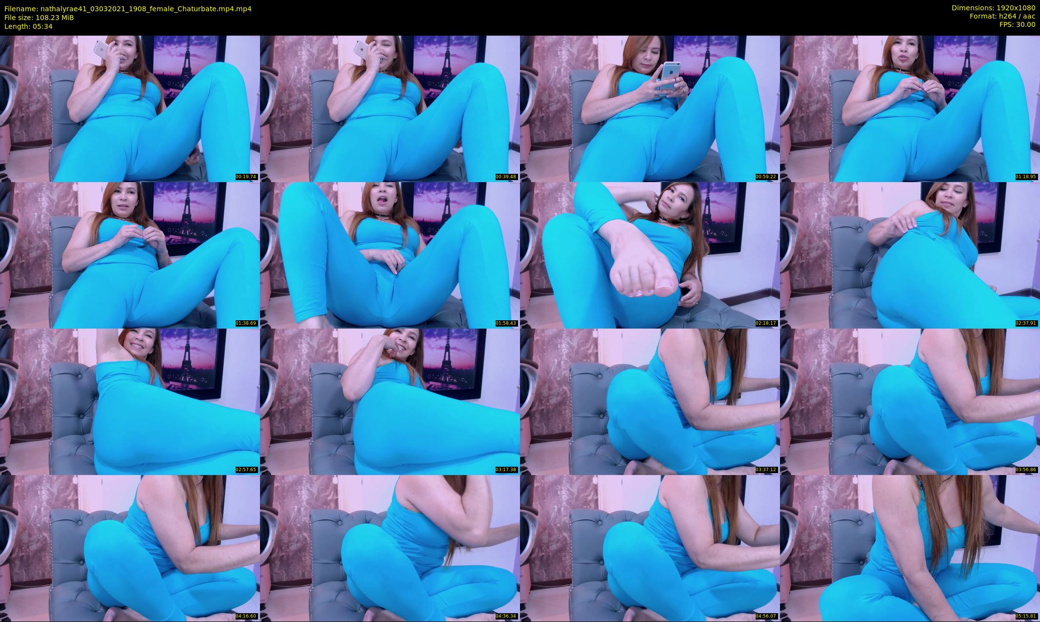 nathalyrae41 — 6 minute Chaturbate female cam show recording, 1080p, Mar 3, 2021
