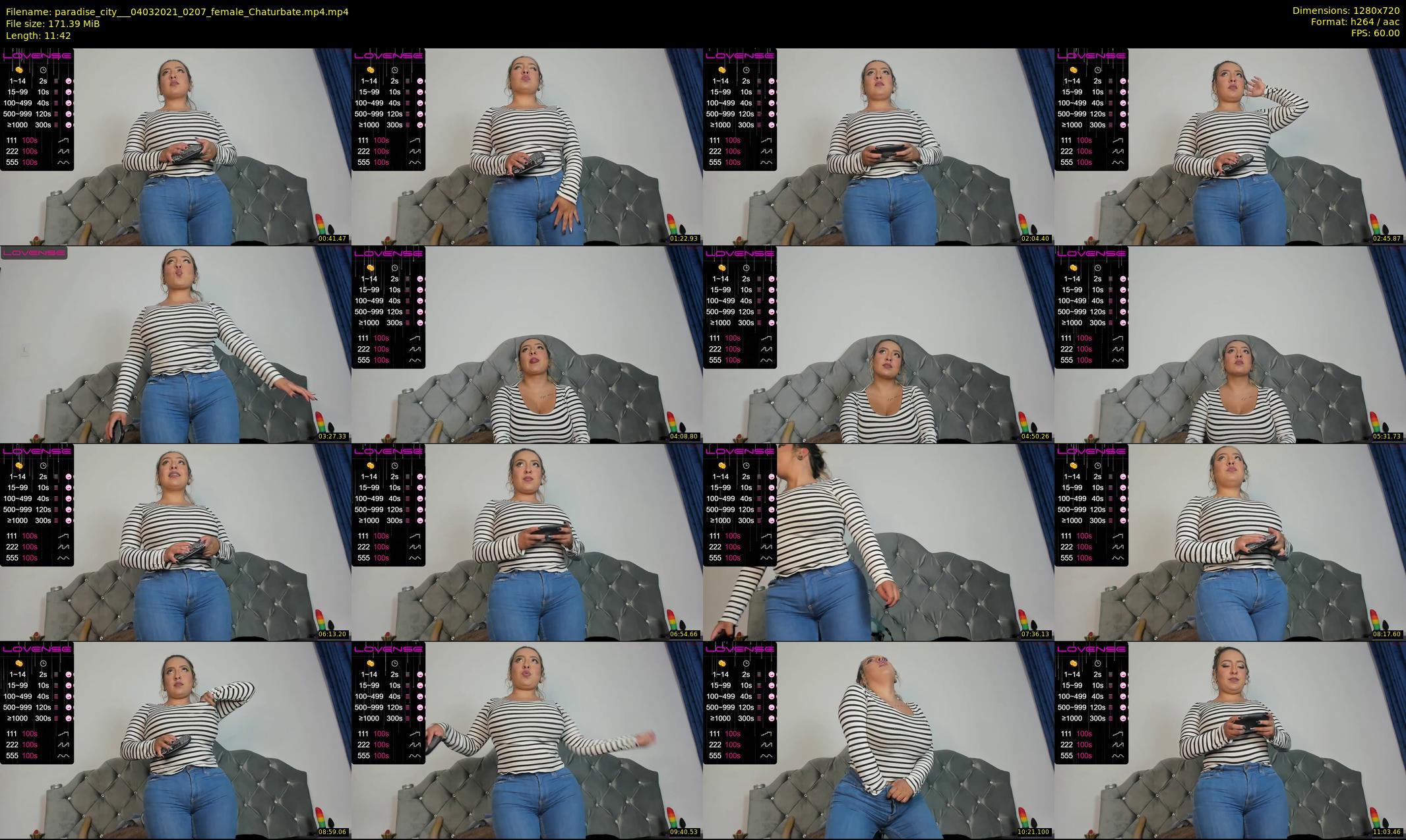 paradise_city__ — 12 minute Chaturbate female cam show recording, 720p, Mar 4, 2021