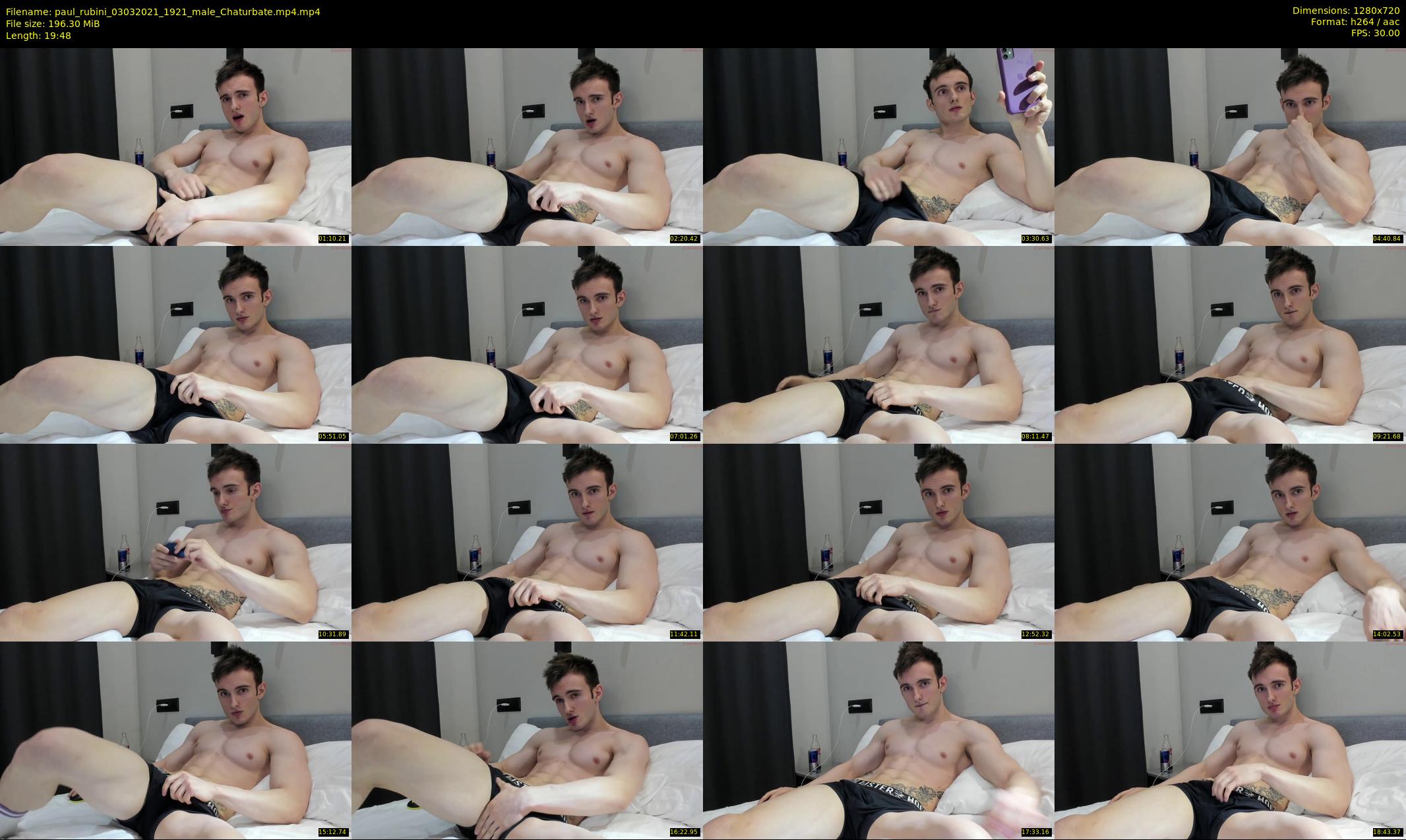 paul_rubini — 20 minute Chaturbate male cam show recording, 720p, Mar 3, 2021