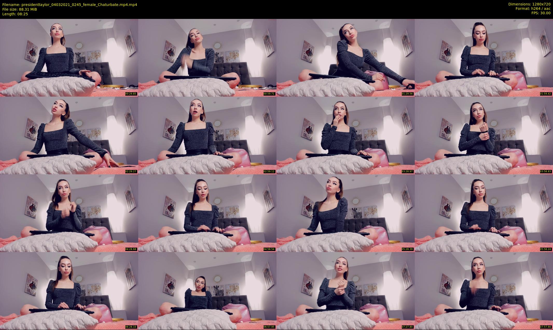 presidenttaylor — 9 minute Chaturbate female cam show recording, 720p, Mar 4, 2021
