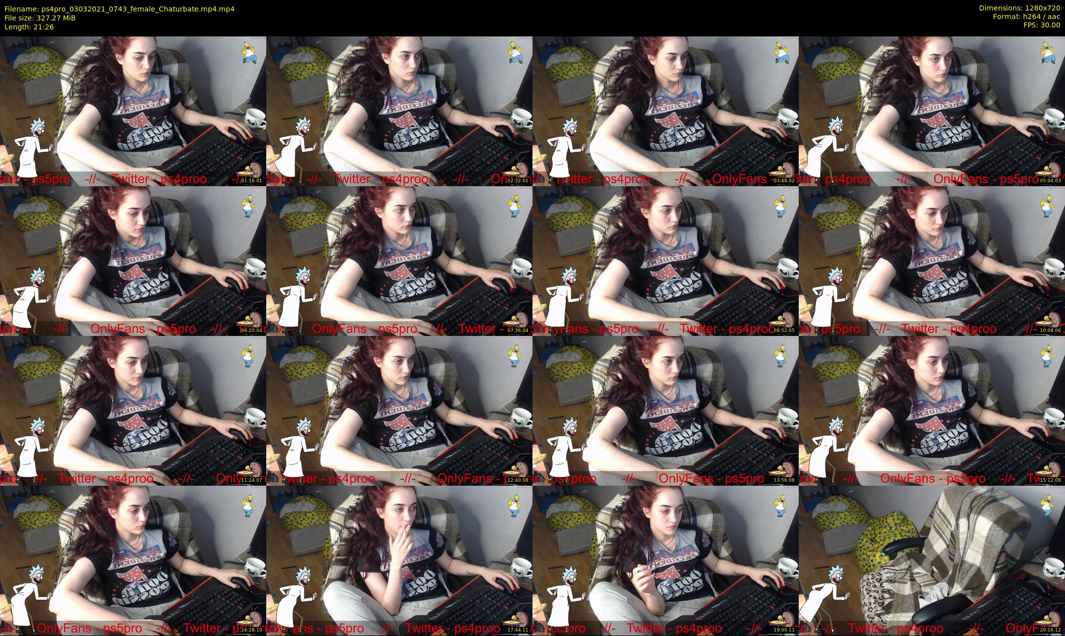 ps4pro — 22 minute Chaturbate female cam show recording, 720p, Mar 3, 2021