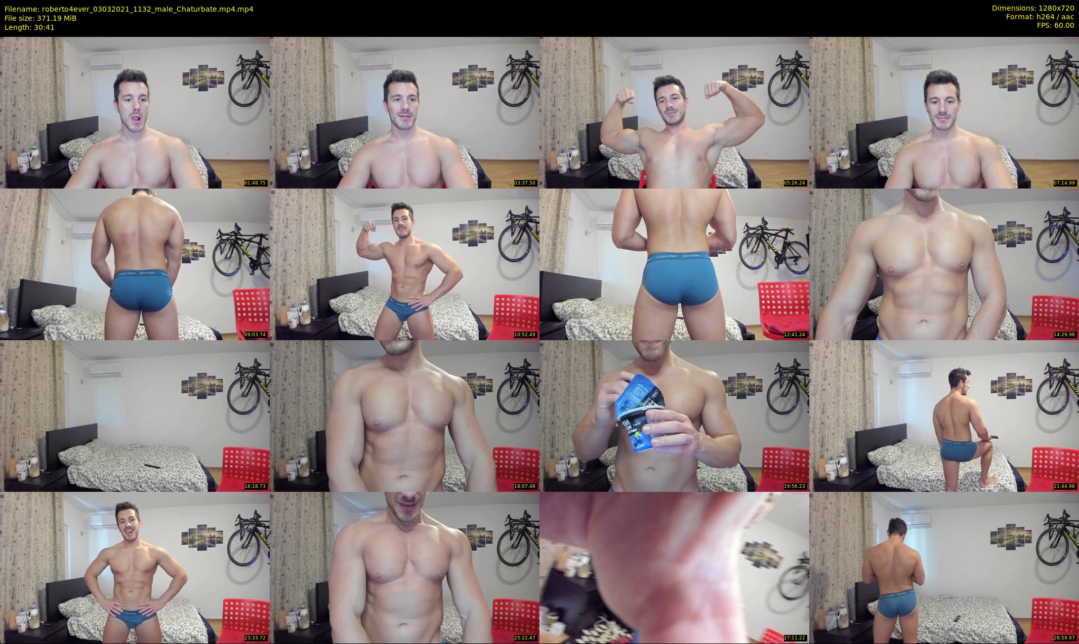 roberto4ever — 31 minute Chaturbate male cam show recording, 720p, Mar 3, 2021