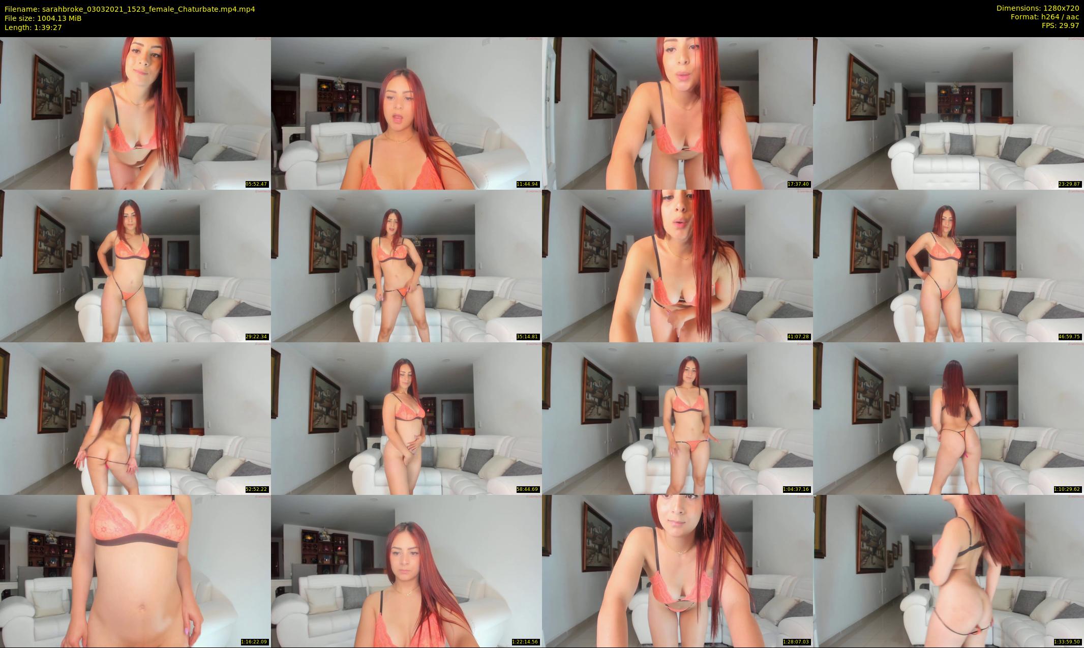 sarahbroke — 100 minute Chaturbate female cam show recording, 720p, Mar 3, 2021