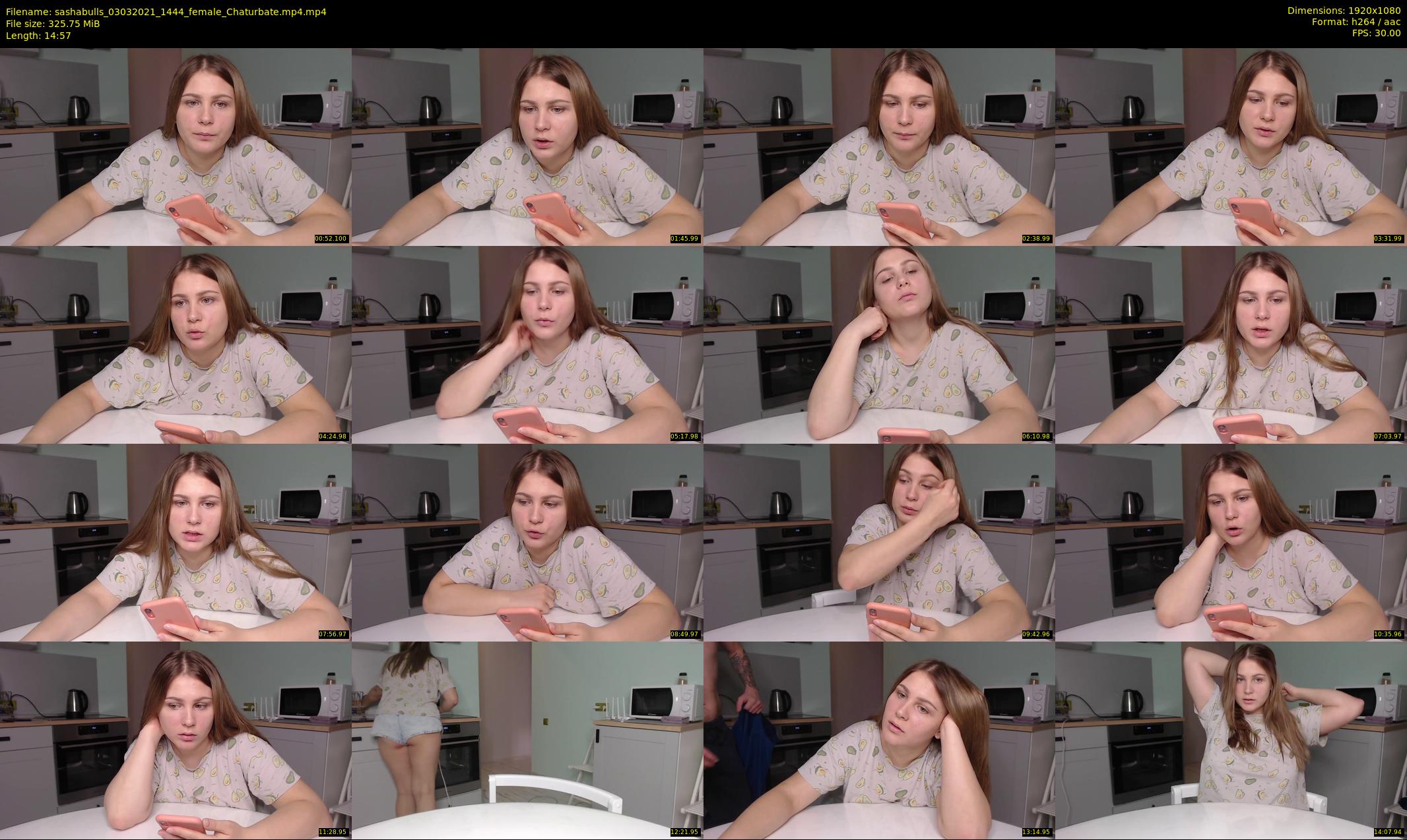 sashabulls — 15 minute Chaturbate couple cam show recording, 1080p, Mar 3, 2021