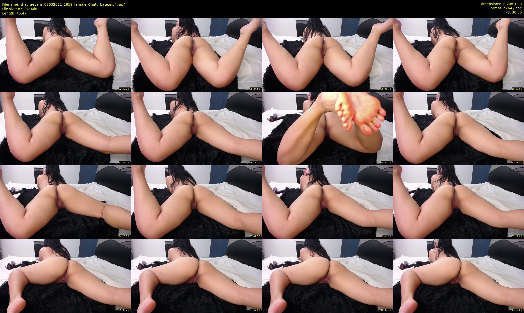 shayraevans — 46 minute Chaturbate female cam show recording, 1080p, Mar 3, 2021