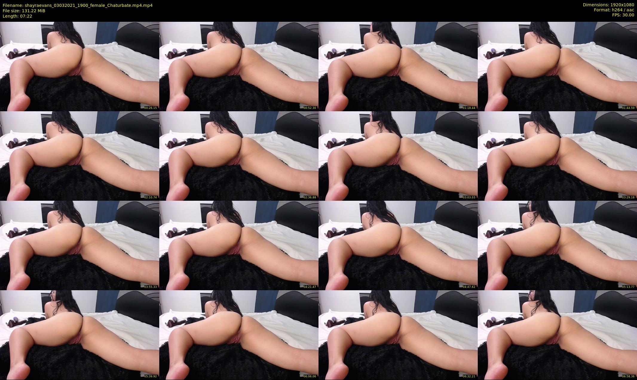shayraevans — 8 minute Chaturbate female cam show recording, 1080p, Mar 3, 2021