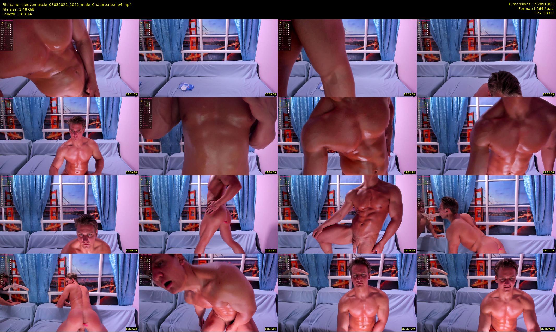 steevemuscle — 69 minute Chaturbate male cam show recording, 1080p, Mar 3, 2021