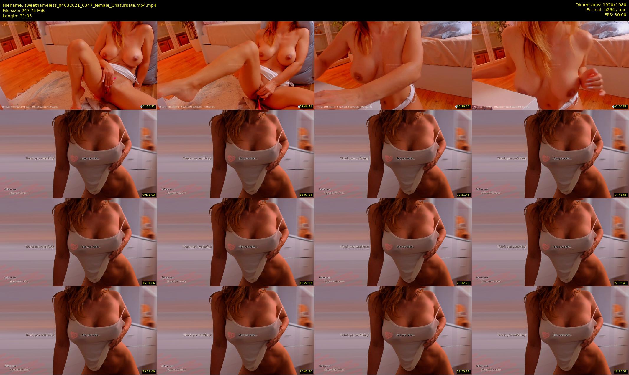 sweetnameless — 32 minute Chaturbate couple cam show recording, 1080p, Mar 4, 2021