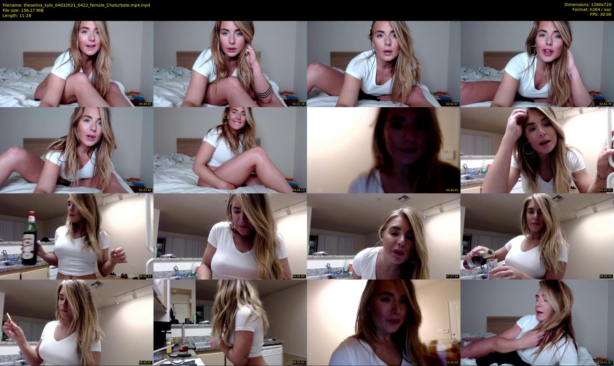 theselina_kyle — 12 minute Chaturbate female cam show recording, 720p, Mar 4, 2021