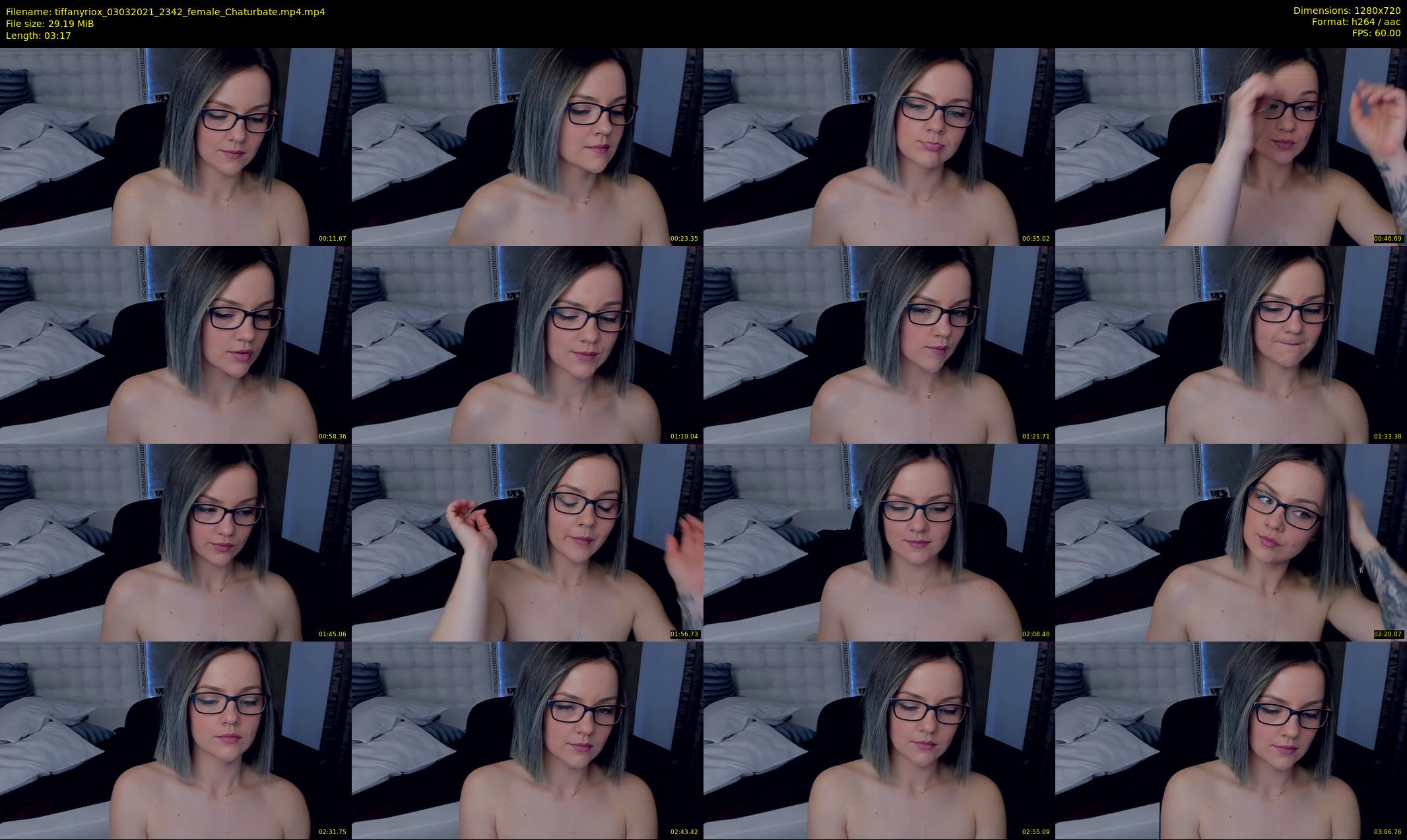 tiffanyriox — 4 minute Chaturbate female cam show recording, 720p, Mar 3, 2021