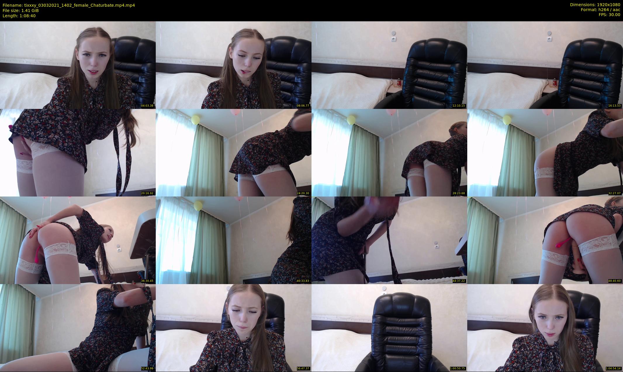 tixxxy — 69 minute Chaturbate female cam show recording, 1080p, Mar 3, 2021