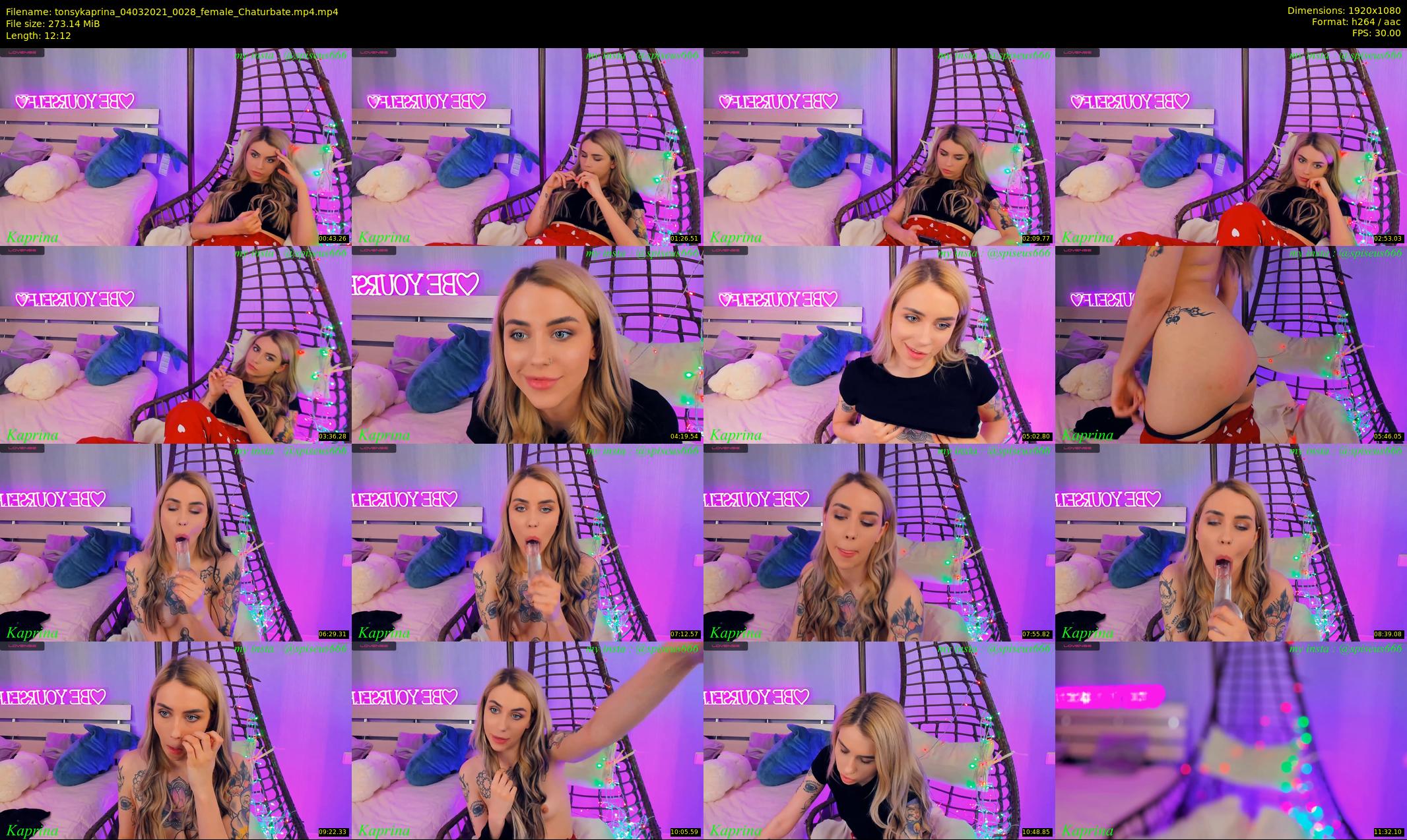 tonsykaprina — 13 minute Chaturbate couple cam show recording, 1080p, Mar 4, 2021