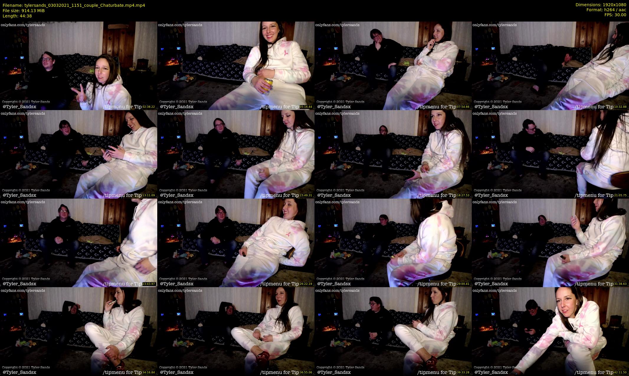 tylersands — 45 minute Chaturbate female cam show recording, 1080p, Mar 3, 2021