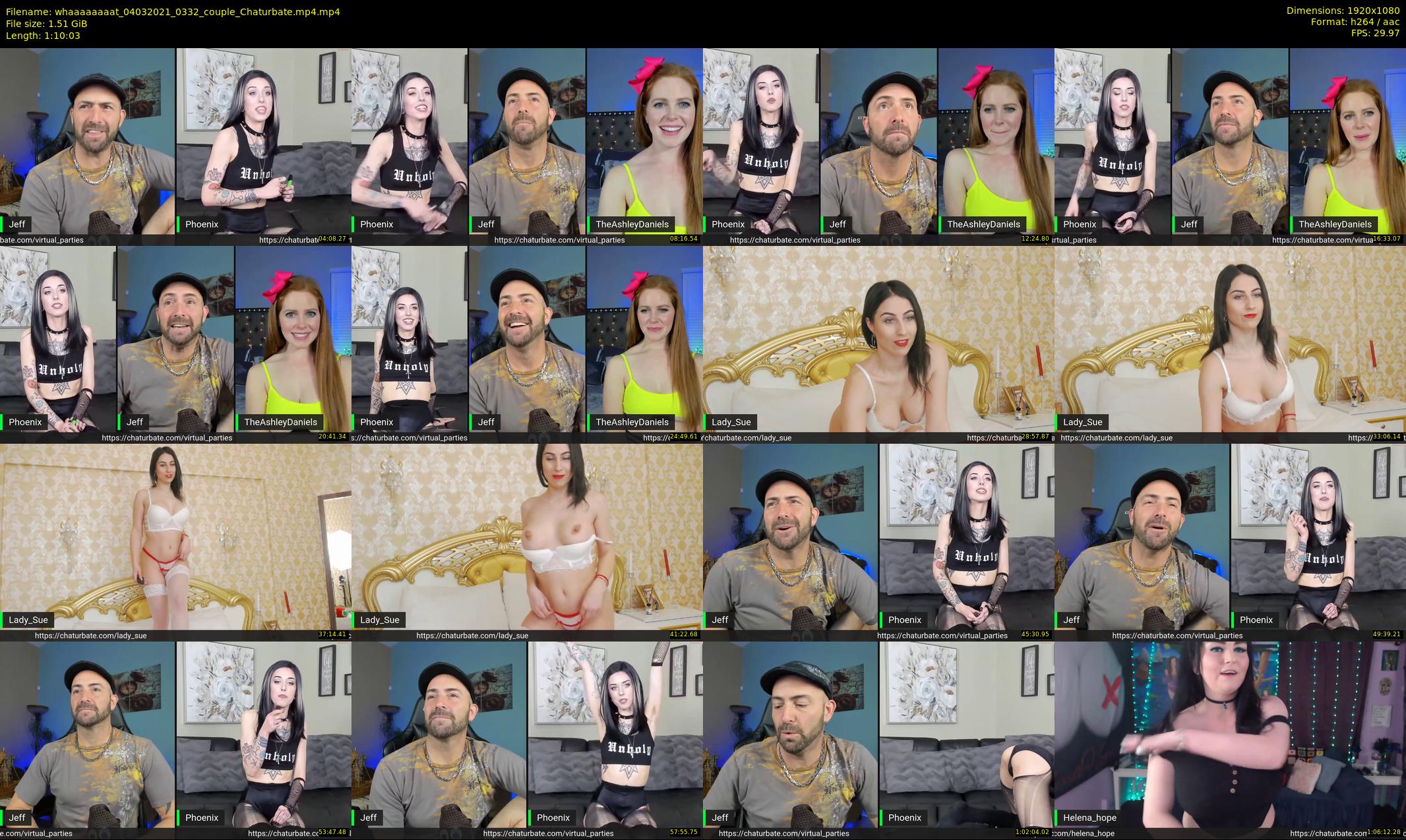 whaaaaaaaat — 71 minute Chaturbate couple cam show recording, 1080p, Mar 4, 2021