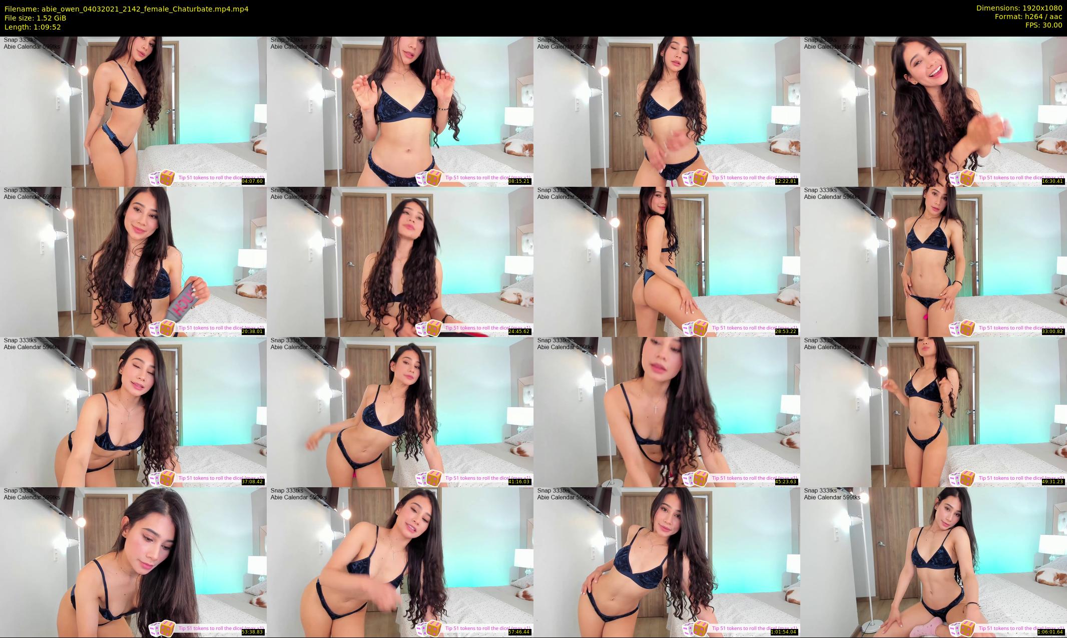 abie_owen — 70 minute Chaturbate female cam show recording, 1080p, Mar 4, 2021