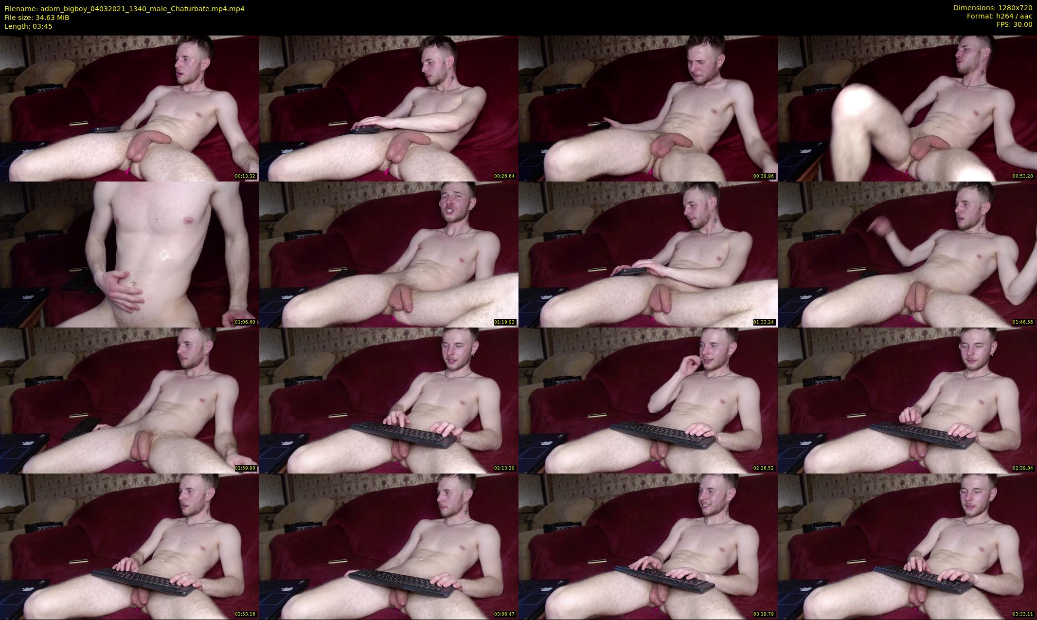 adam_bigboy — 4 minute Chaturbate male cam show recording, 720p, Mar 4, 2021