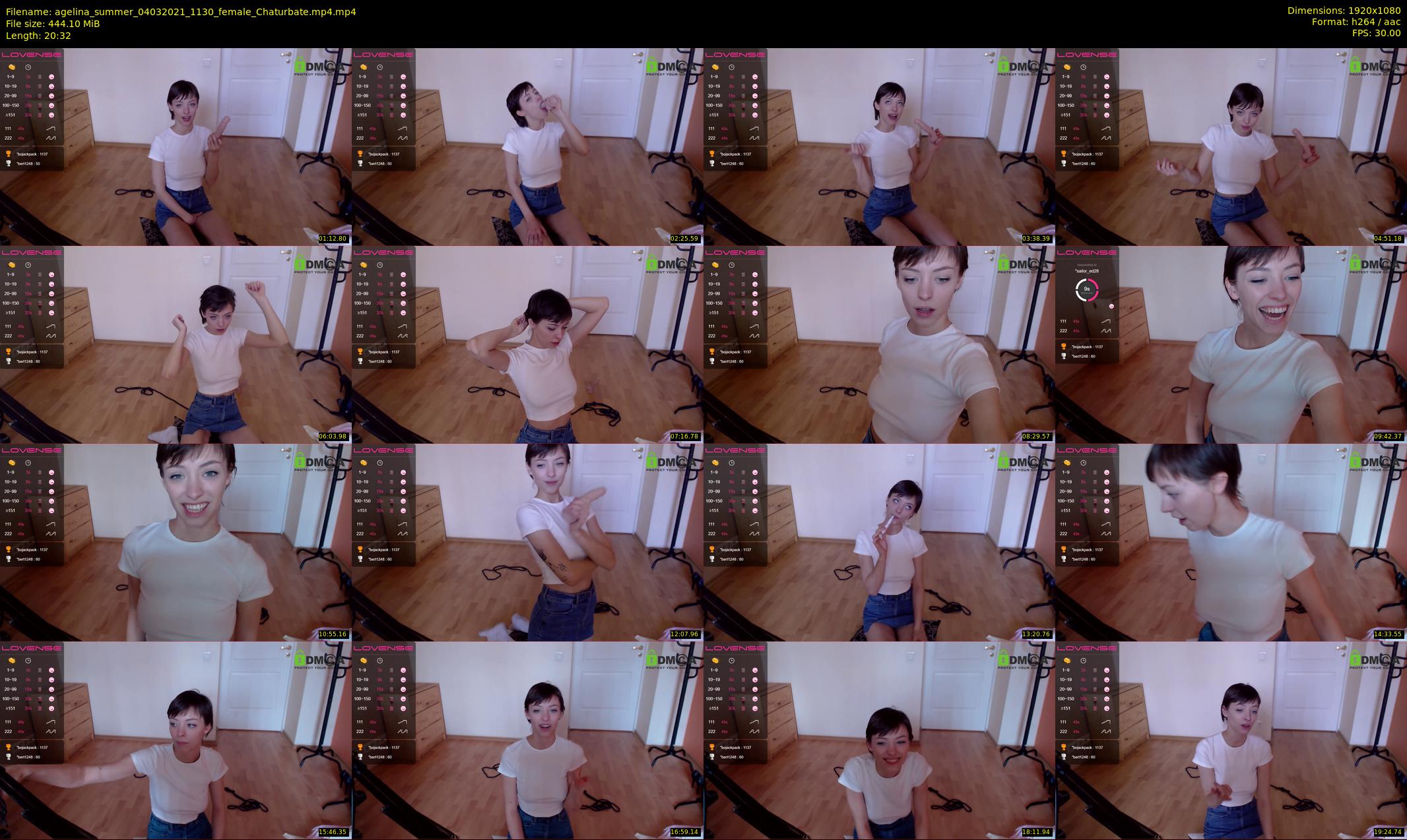 agelina_summer — 21 minute Chaturbate female cam show recording, 1080p, Mar 4, 2021