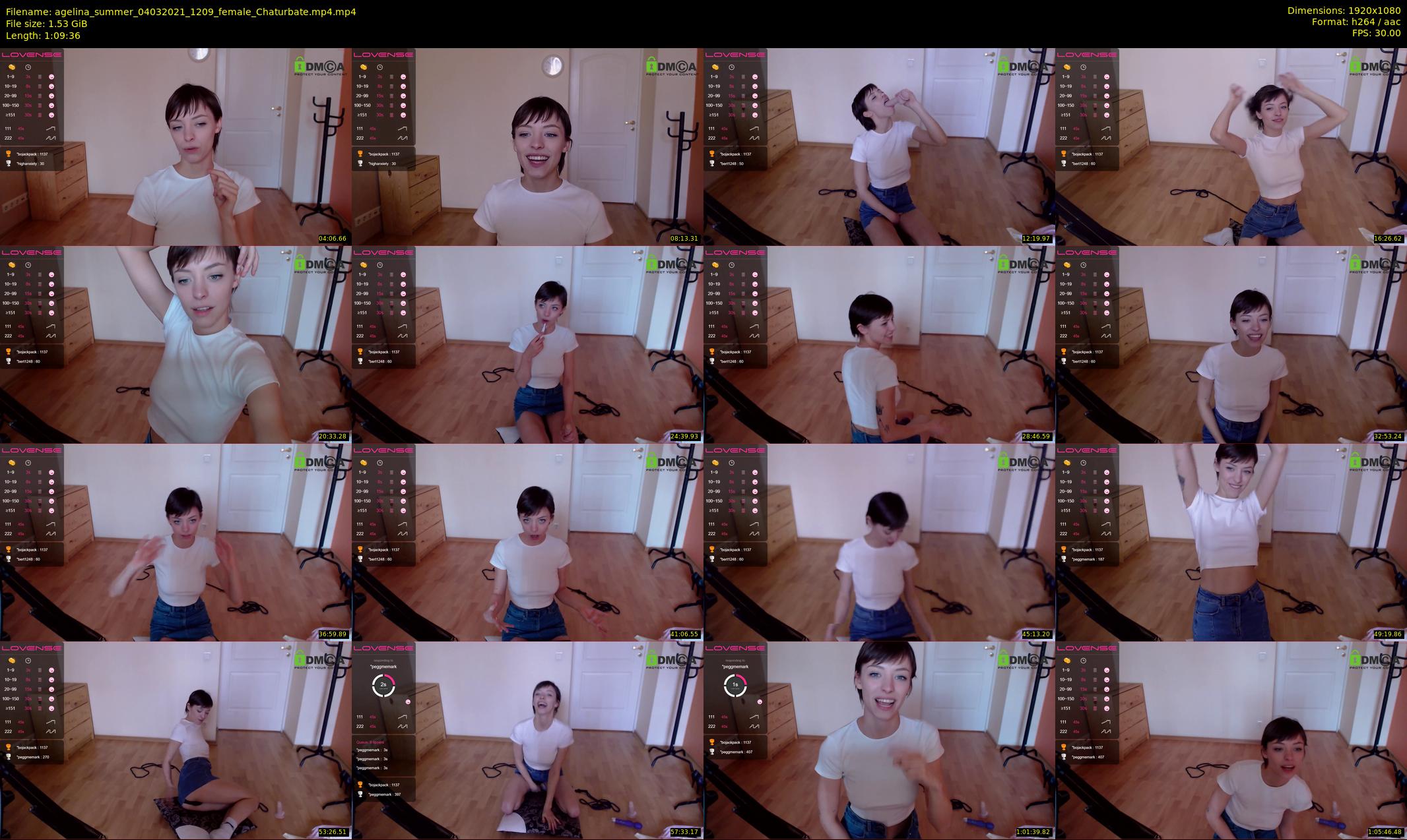 agelina_summer — 70 minute Chaturbate female cam show recording, 1080p, Mar 4, 2021