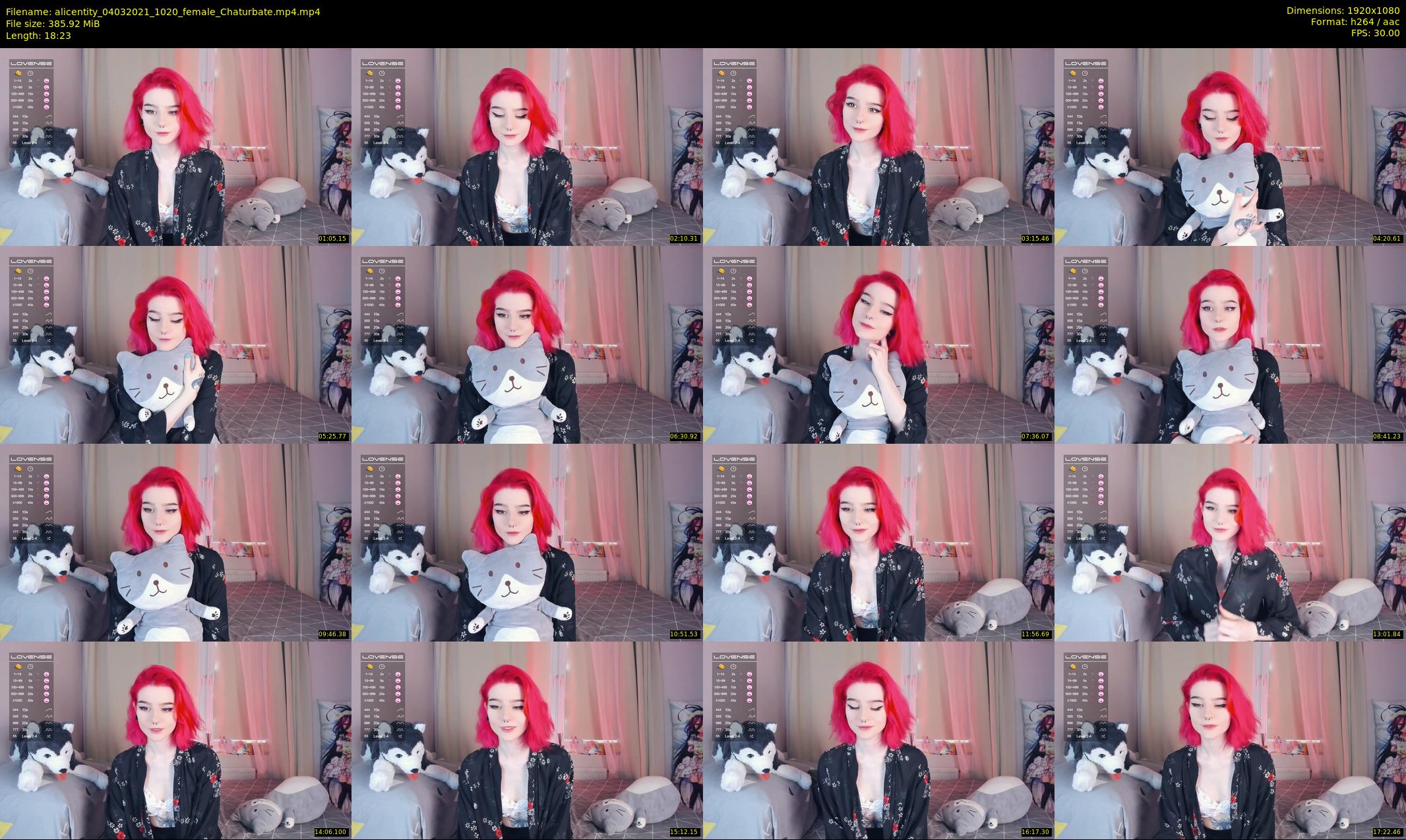alicentity — 19 minute Chaturbate female cam show recording, 1080p, Mar 4, 2021