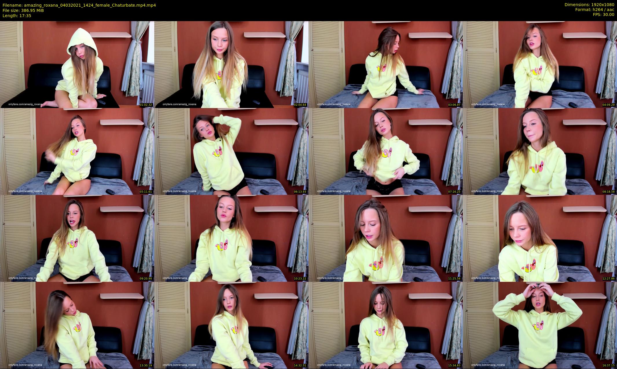 amazing_roxana — 18 minute Chaturbate female cam show recording, 1080p, Mar 4, 2021