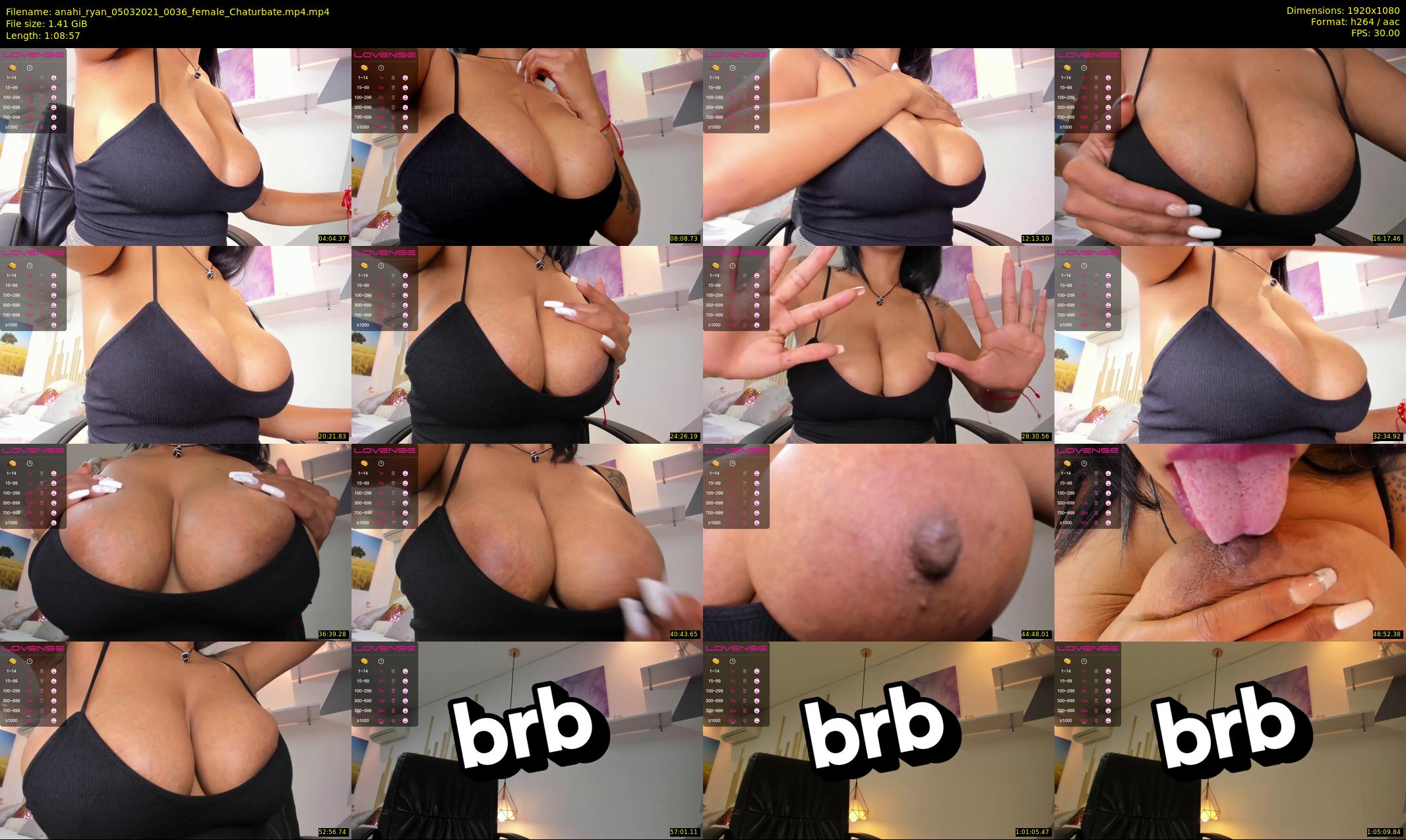 anahi_ryan — 69 minute Chaturbate female cam show recording, 1080p, Mar 5, 2021