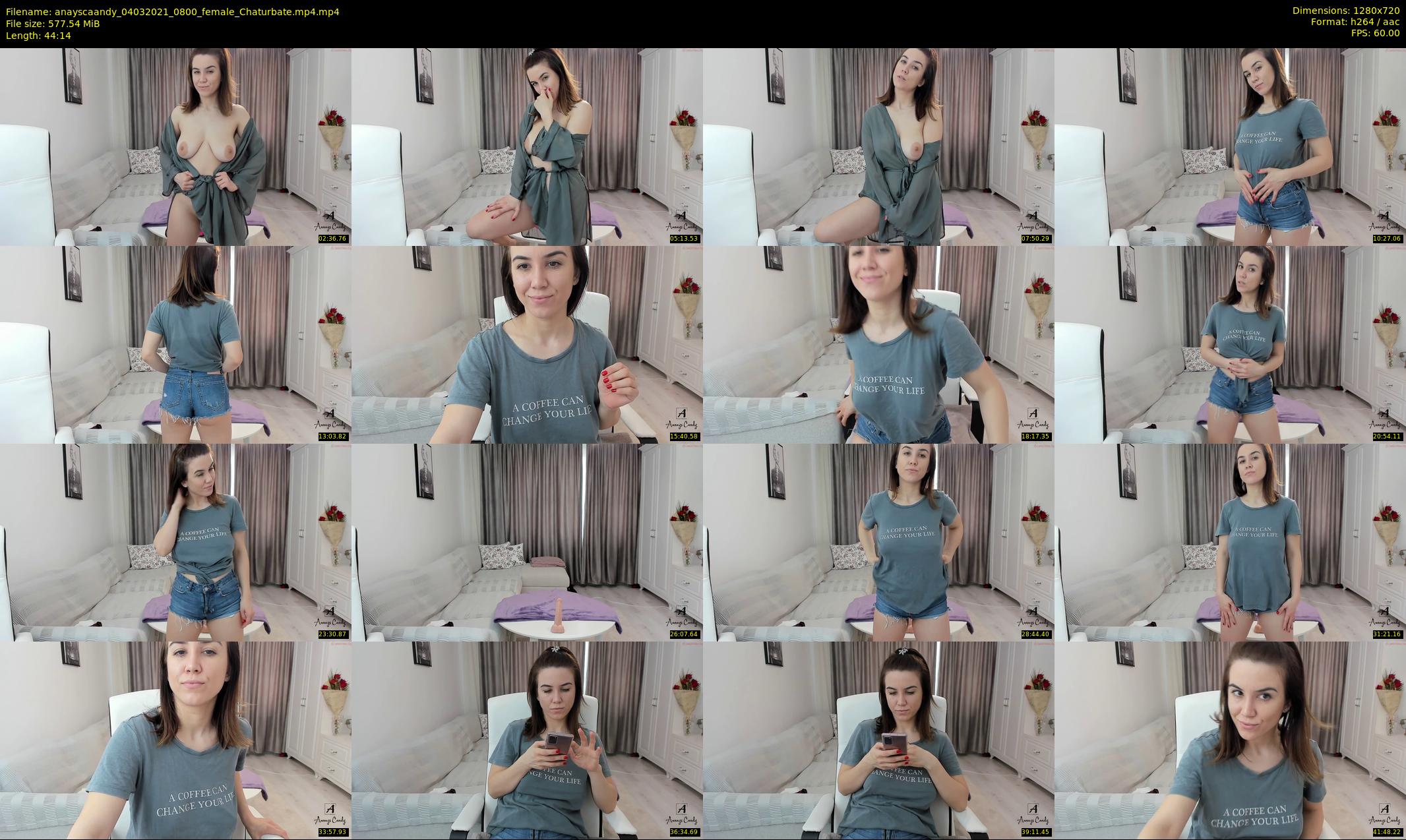anayscaandy — 45 minute Chaturbate female cam show recording, 720p, Mar 4, 2021